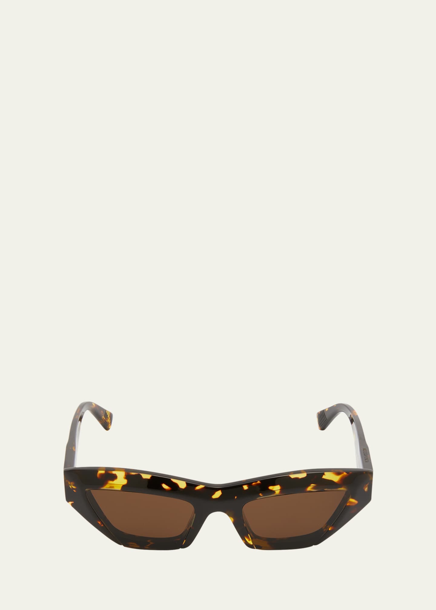 VIP【関税送料無料】希少 Bottega Veneta Acetate Sunglasses Bottega Veneta Raised Logo Acetate Cat-Eye Sunglasses