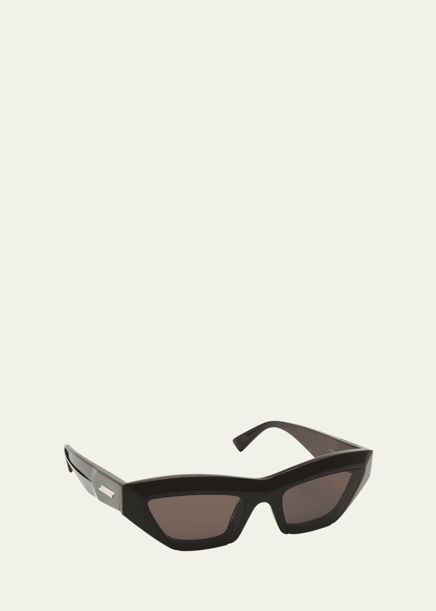 Bottega Veneta Raised Logo Acetate Cat-Eye Sunglasses - Bergdorf Goodman
