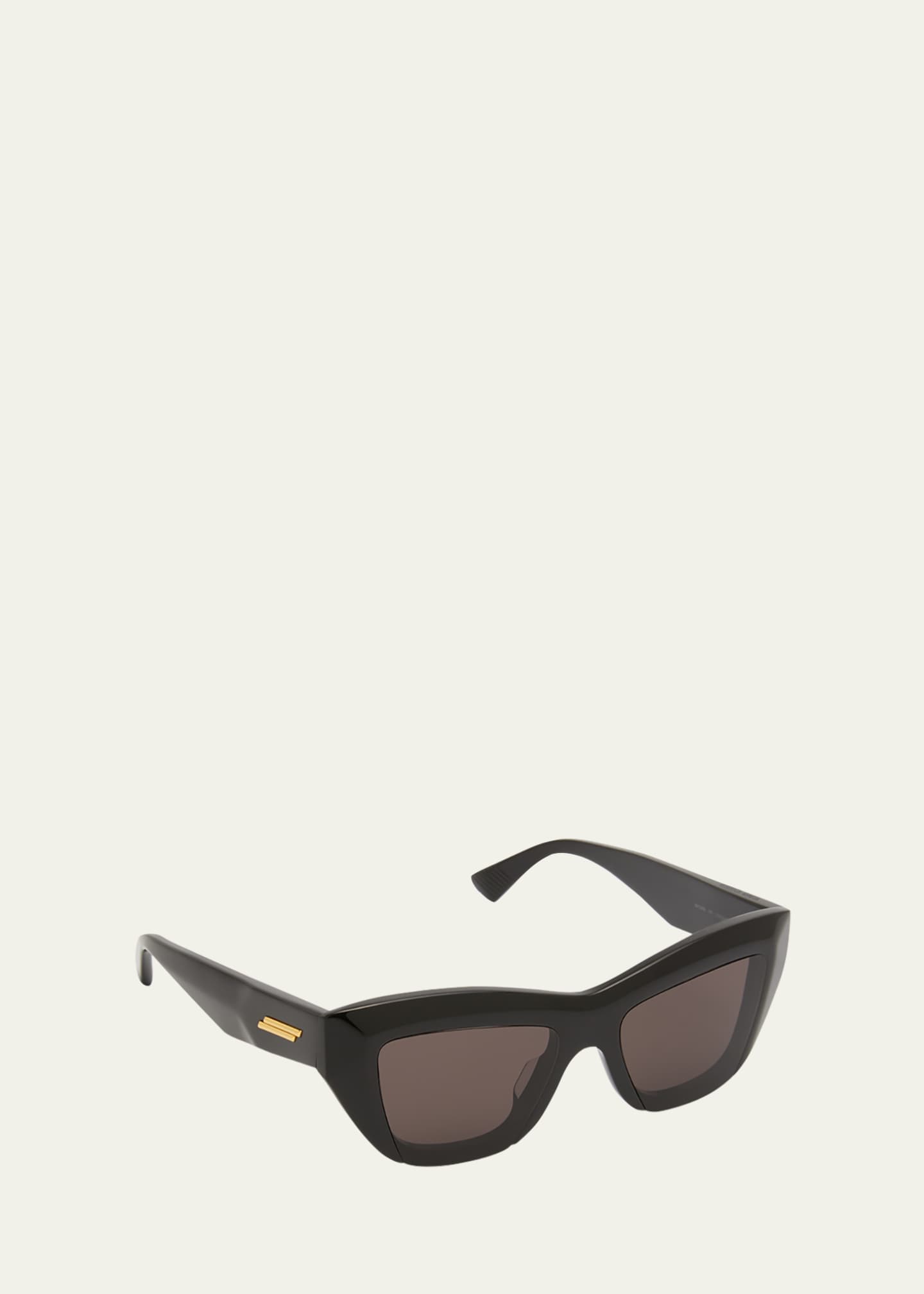 Bottega Veneta Raised Logo Acetate Cat-Eye Sunglasses Image 2 of 5