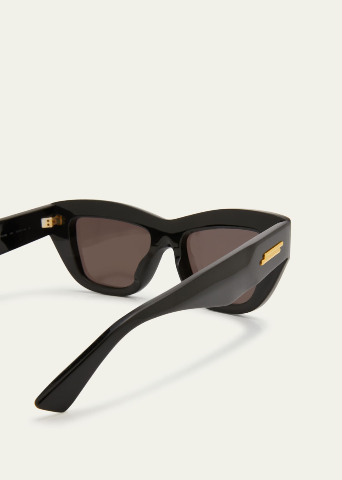 Bottega Veneta Raised Logo Acetate Cat-Eye Sunglasses Image 4 of 5