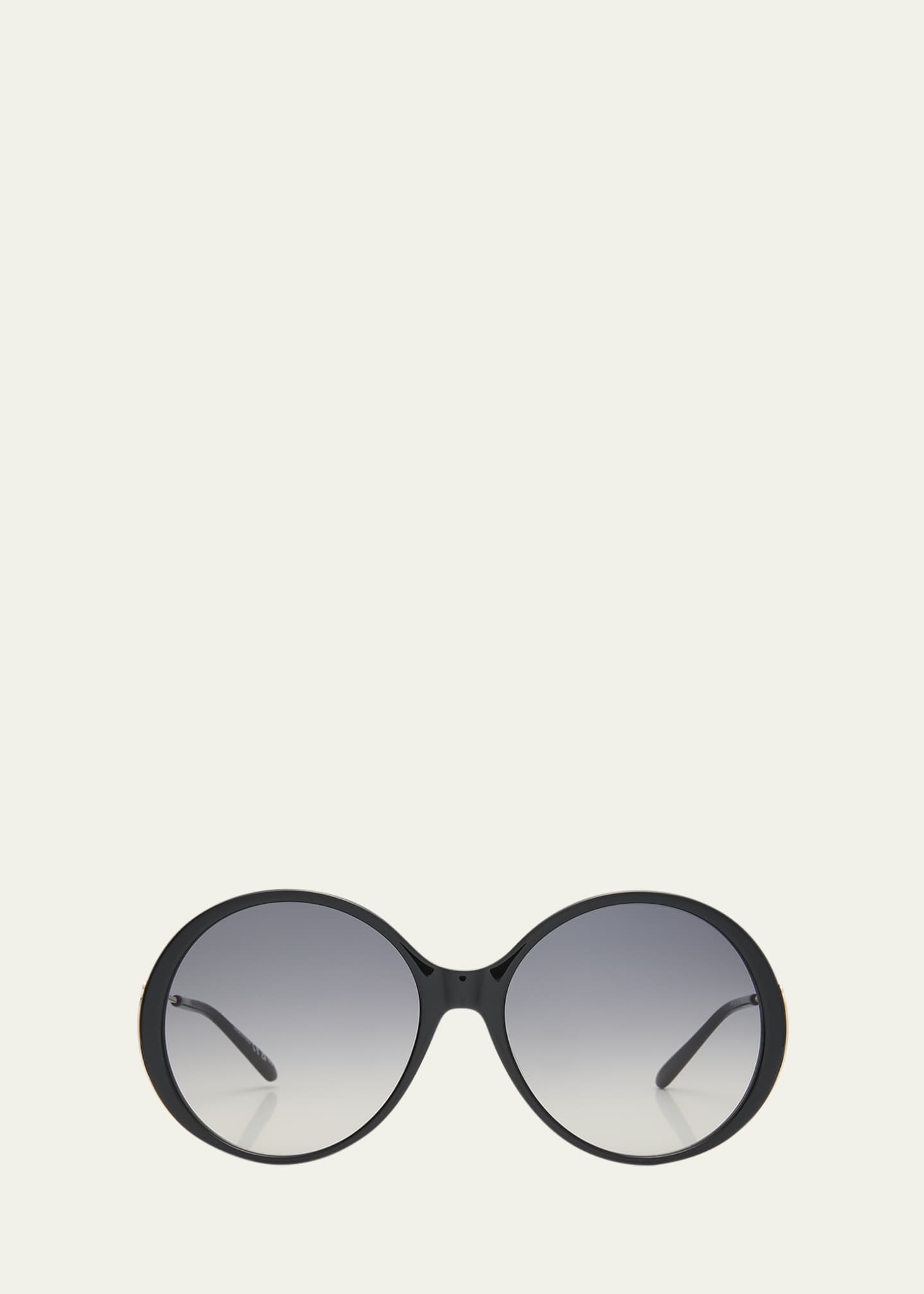 Round acetate shop and metal sunglasses