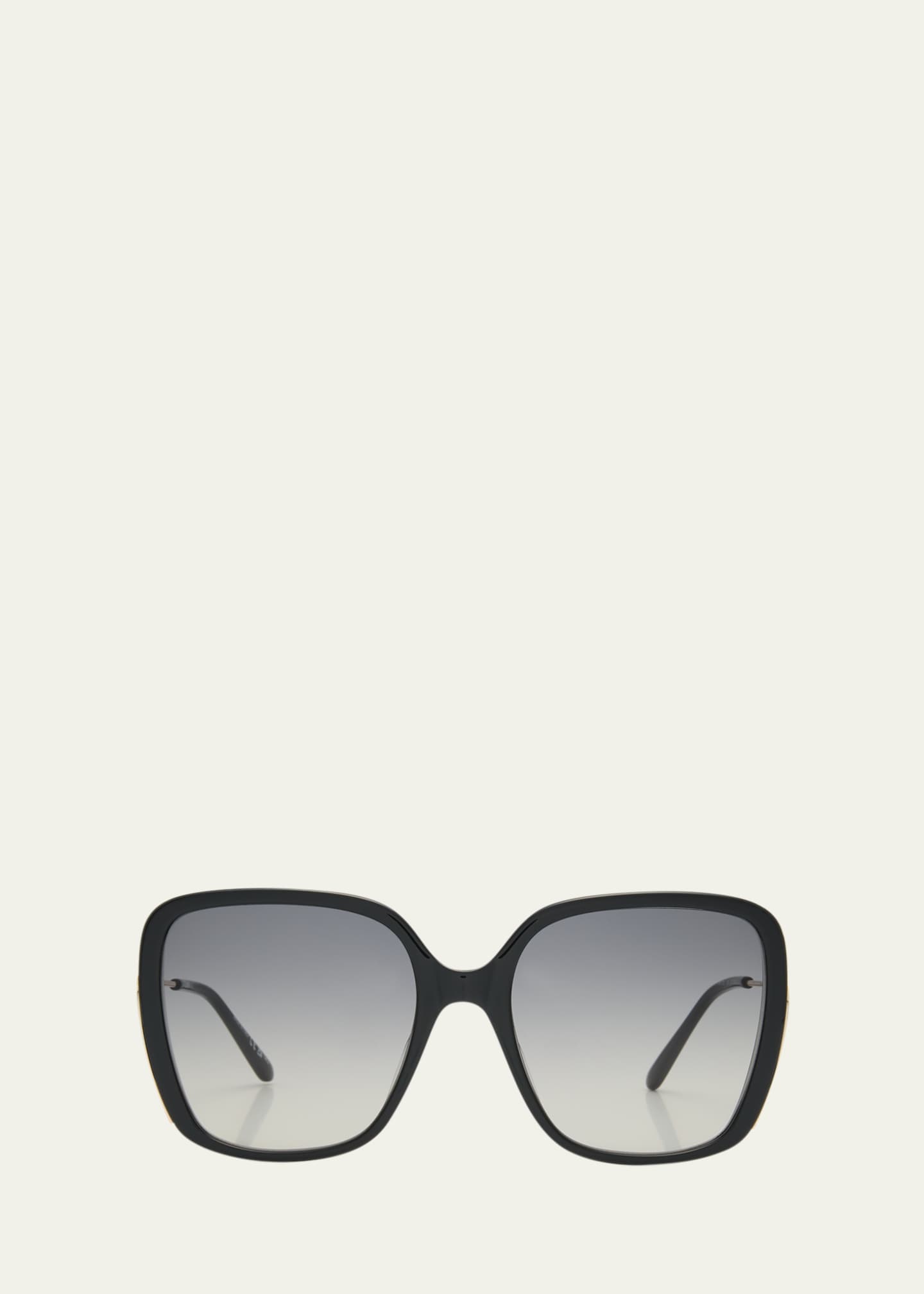 Chloe Square Acetate and Metal Sunglasses Image 1 of 5