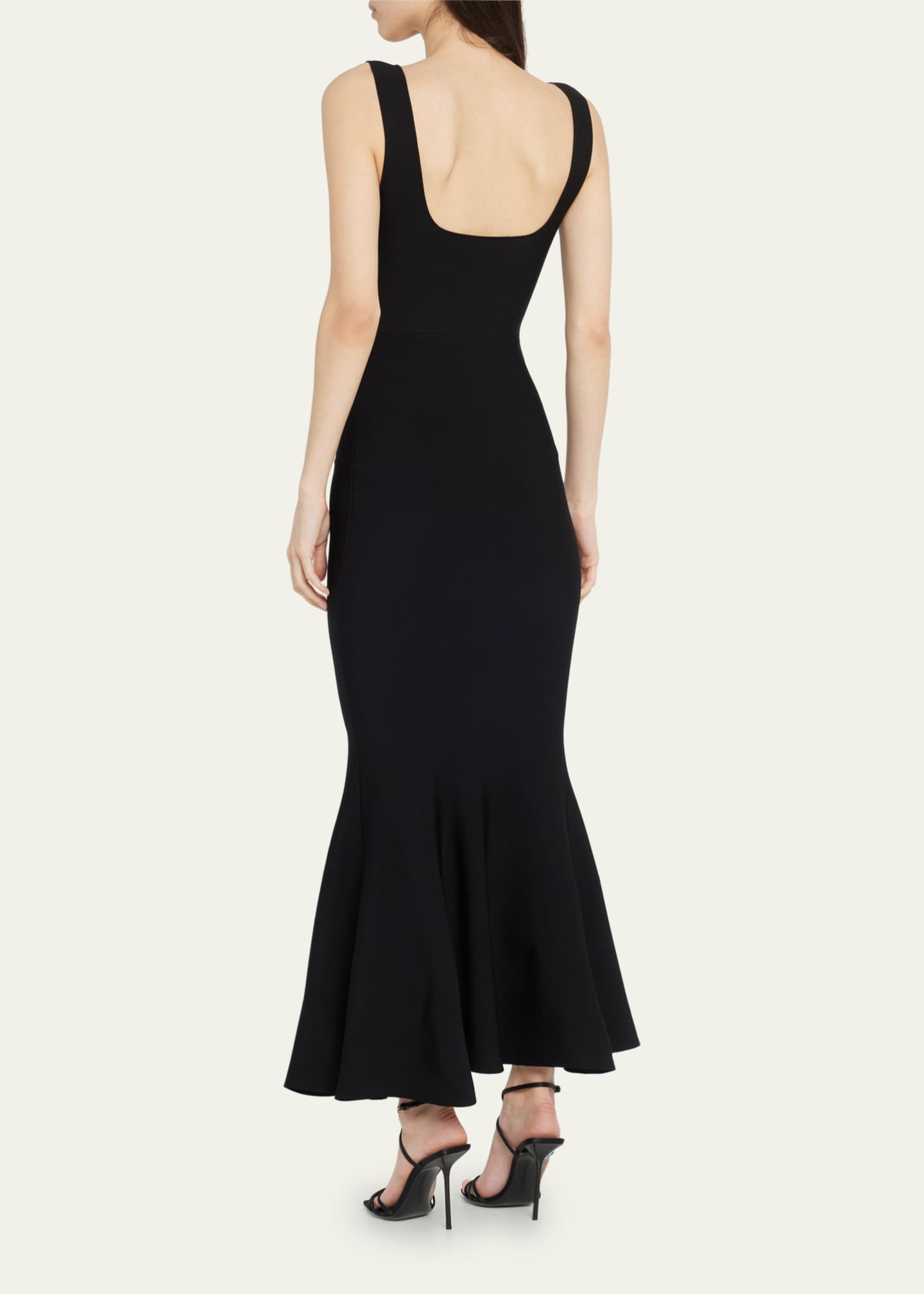 Roland Mouret Knit Maxi Dress with Folded Front - Bergdorf Goodman