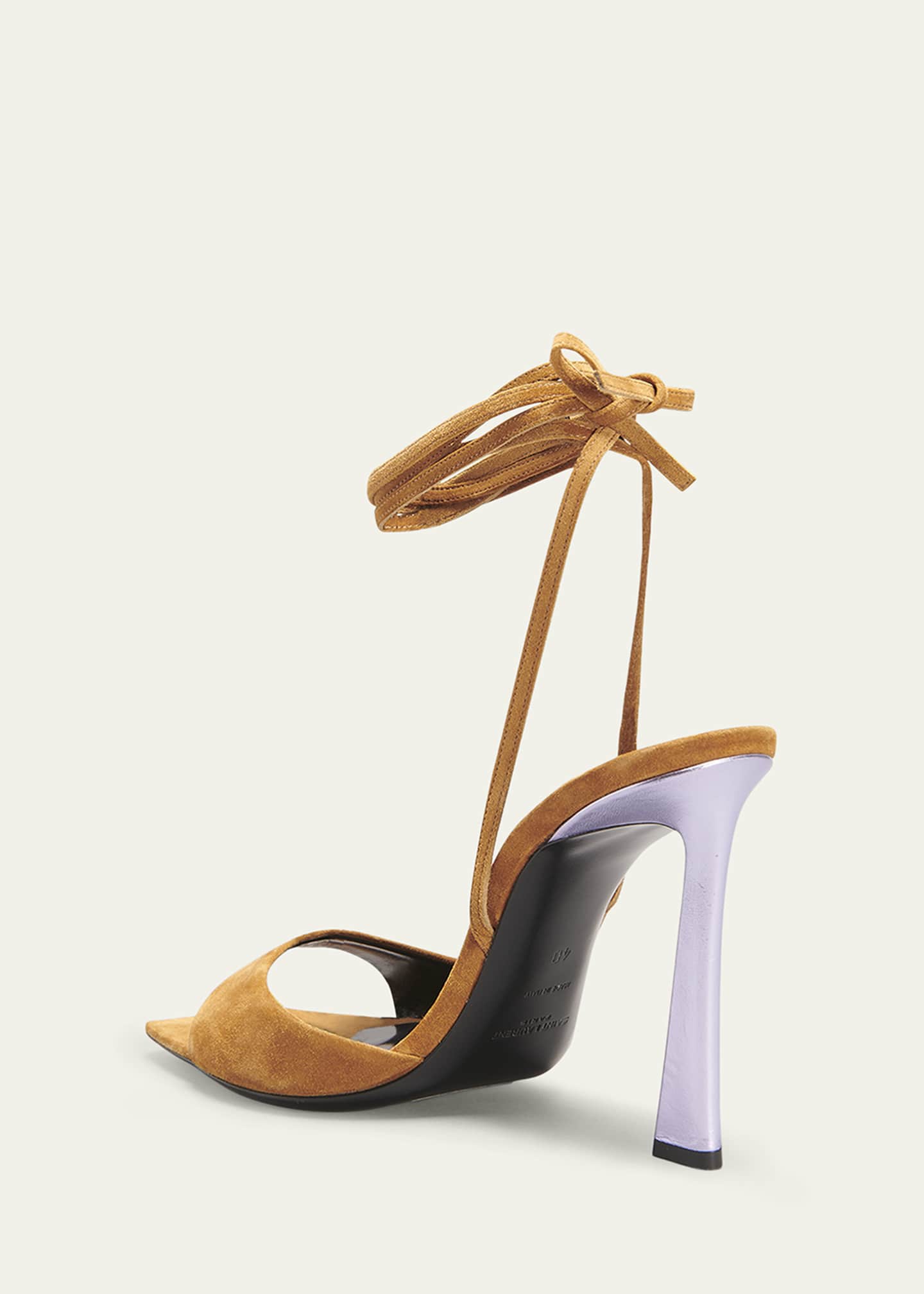 Lv sandals ankle wrap best sale