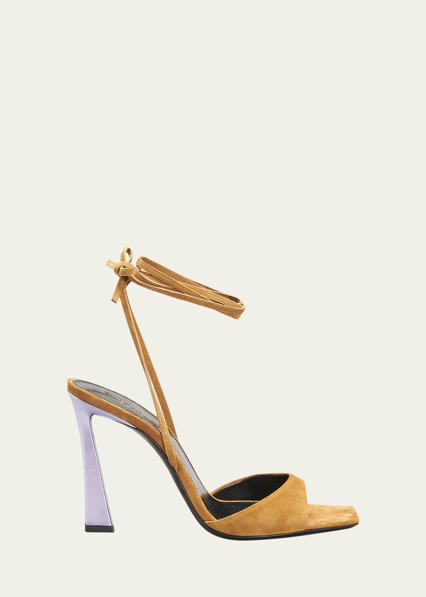 Lv sandals ankle wrap on sale