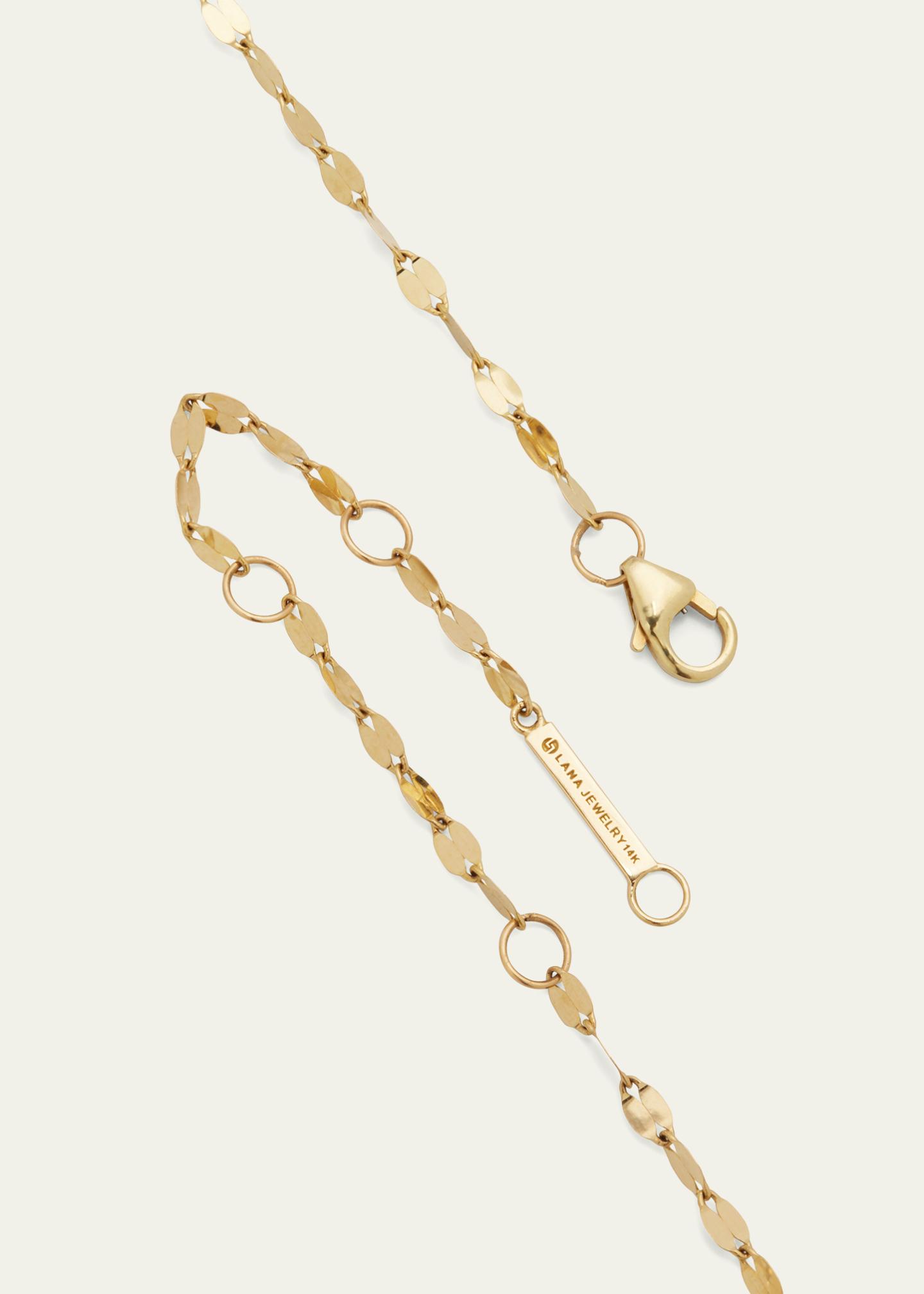 Lana 14K Gold Blake Mega Glass Layering Chain Necklace, 30 Inches ...