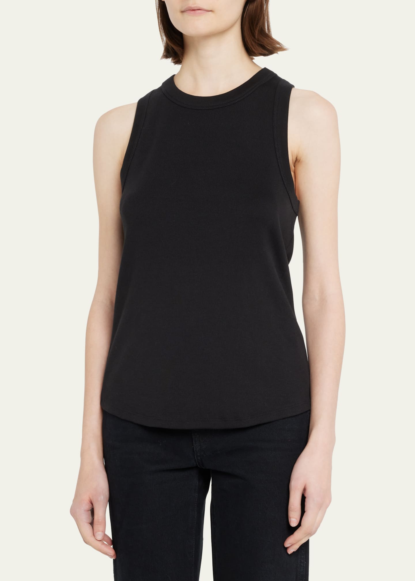 Veronica Beard Jordyn Rib-Knit Tank Top - Bergdorf Goodman