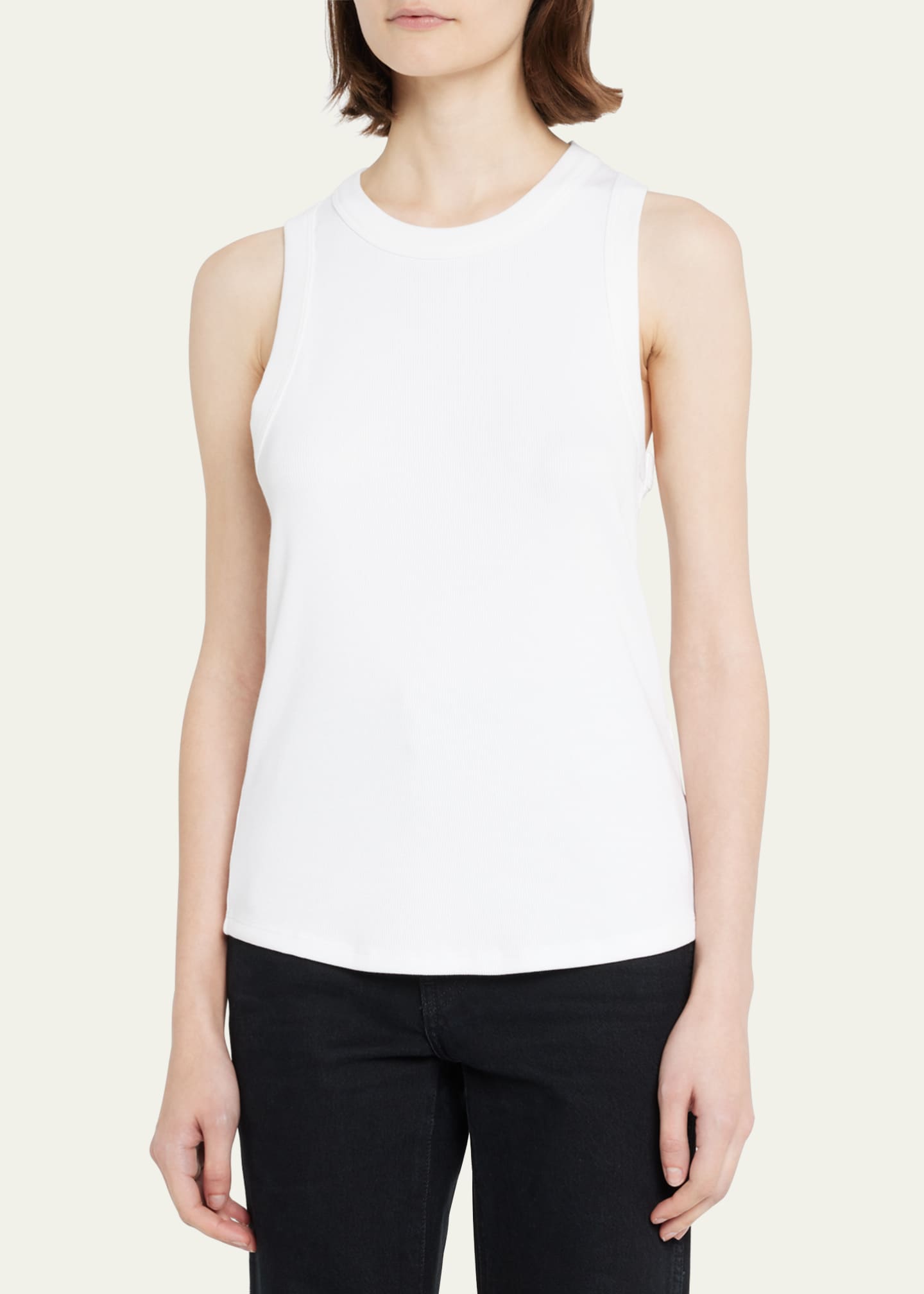 Veronica Beard Jordyn Rib-Knit Tank Top Image 4 of 5