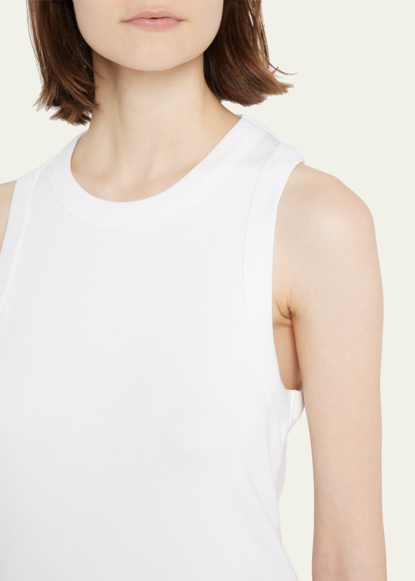 Veronica Beard Jordyn Rib-Knit Tank Top Image 5 of 5
