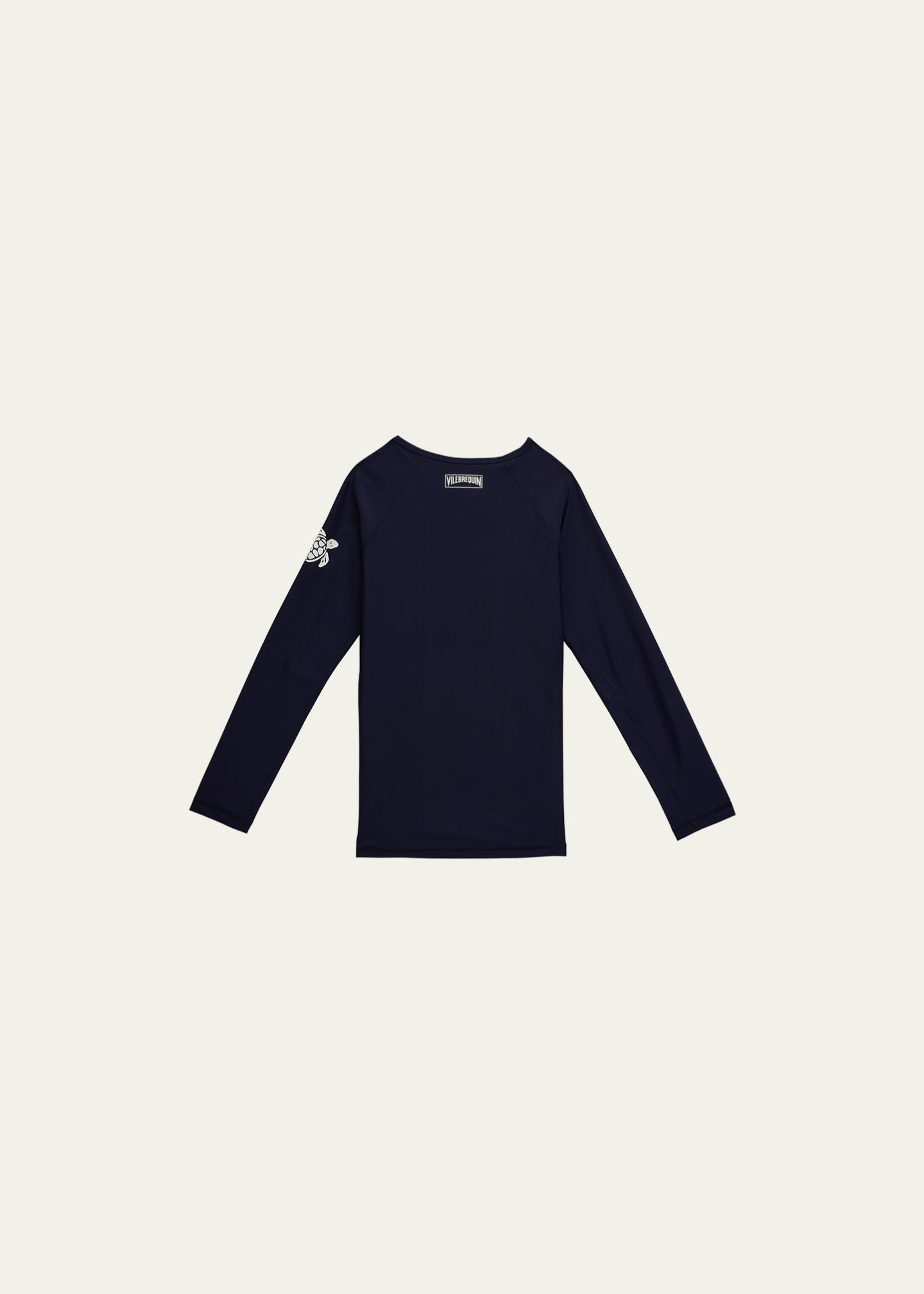 VILEBREQUIN Kids Long Sleeves Rashguard Solid