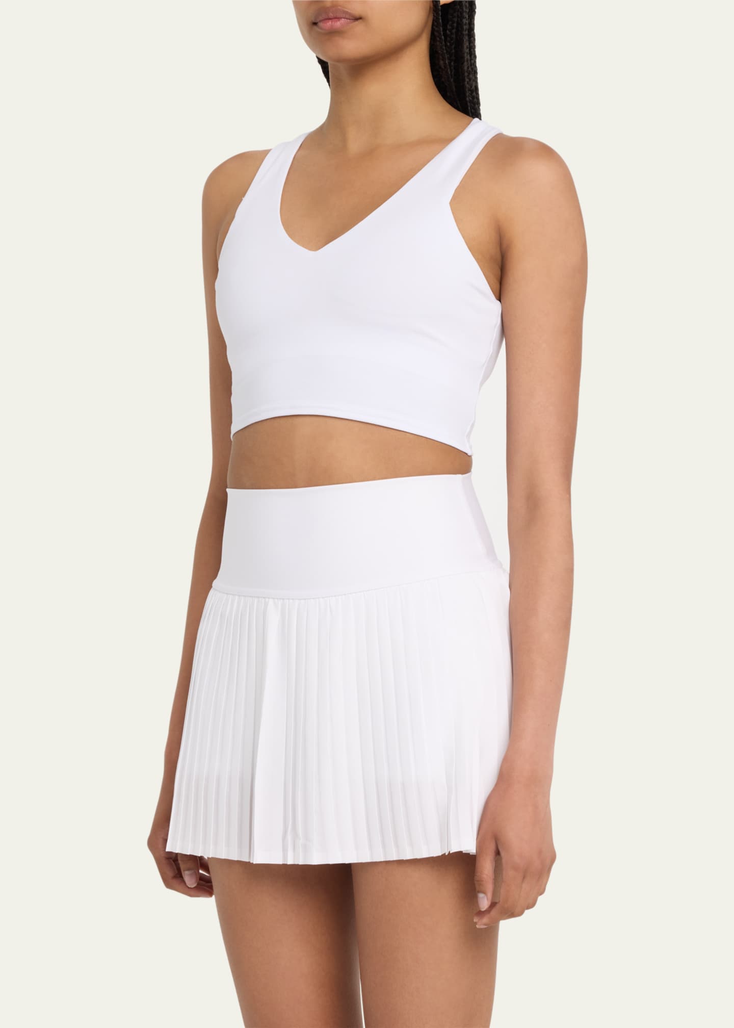 Womens Alo Yoga white Airbrush Real Mini Dress
