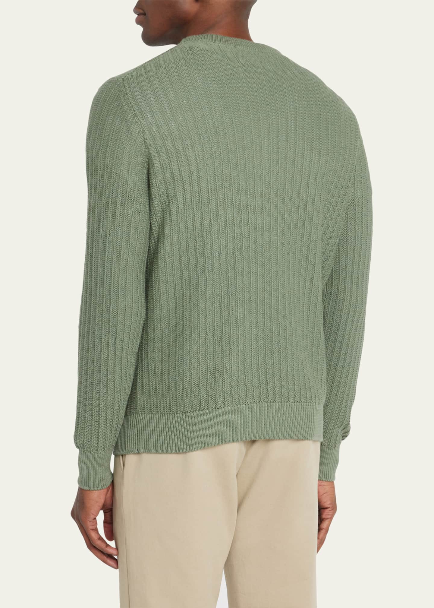 Fioroni Men's CottonCashmere Crewneck Sweater Bergdorf Goodman