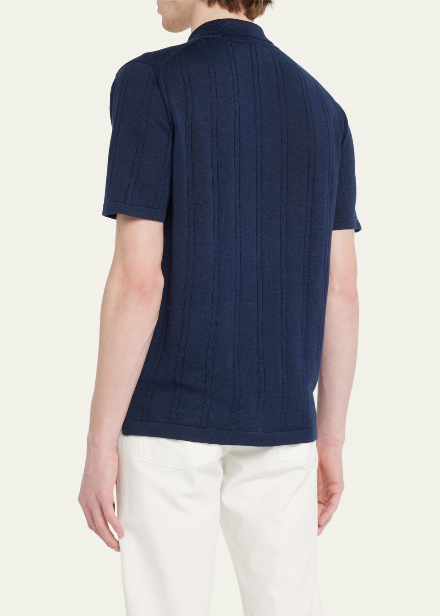 Fioroni Men's Knit ShortSleeve Shirt Bergdorf Goodman