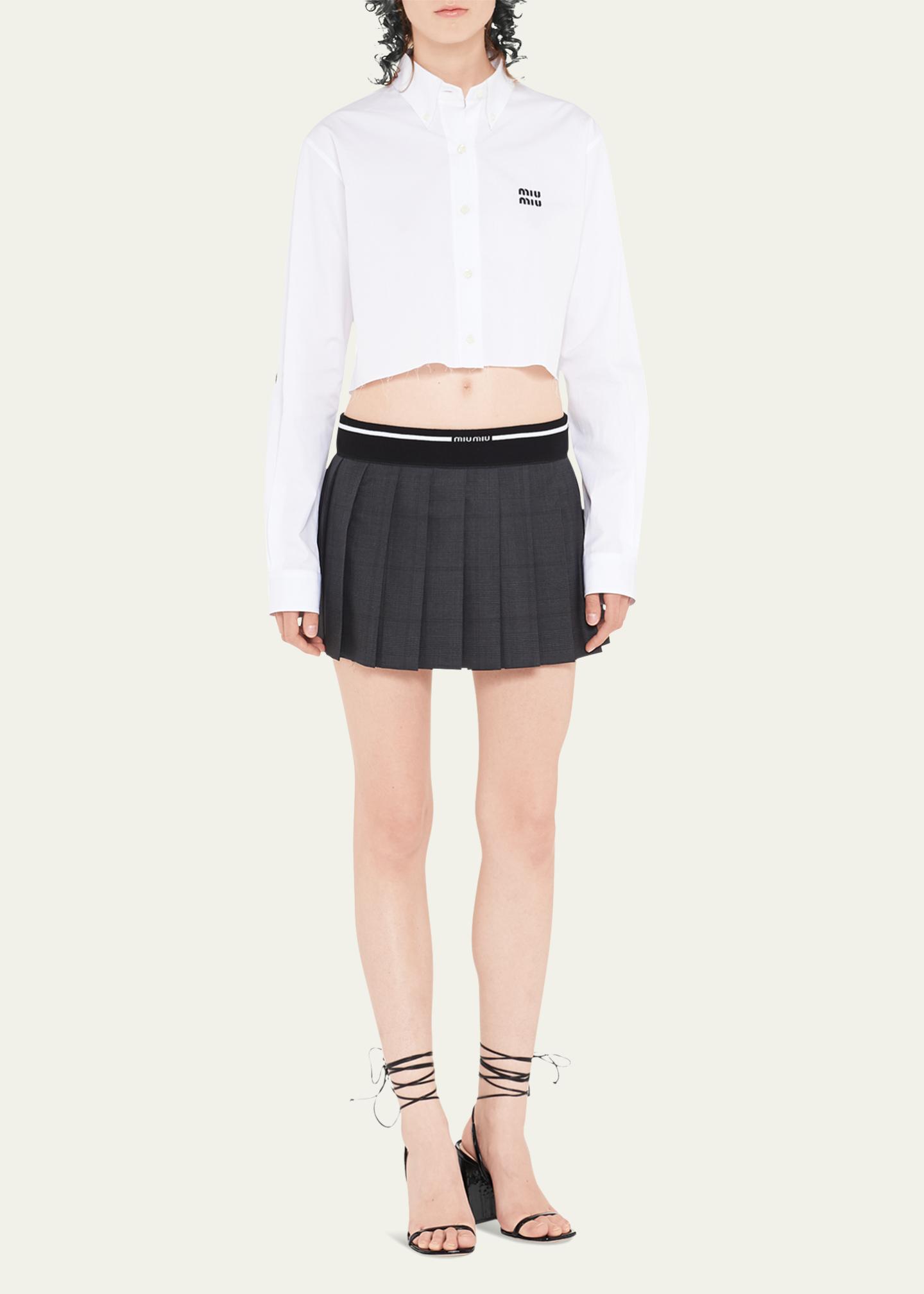 Miu Miu Mini Skirt - Bergdorf Goodman