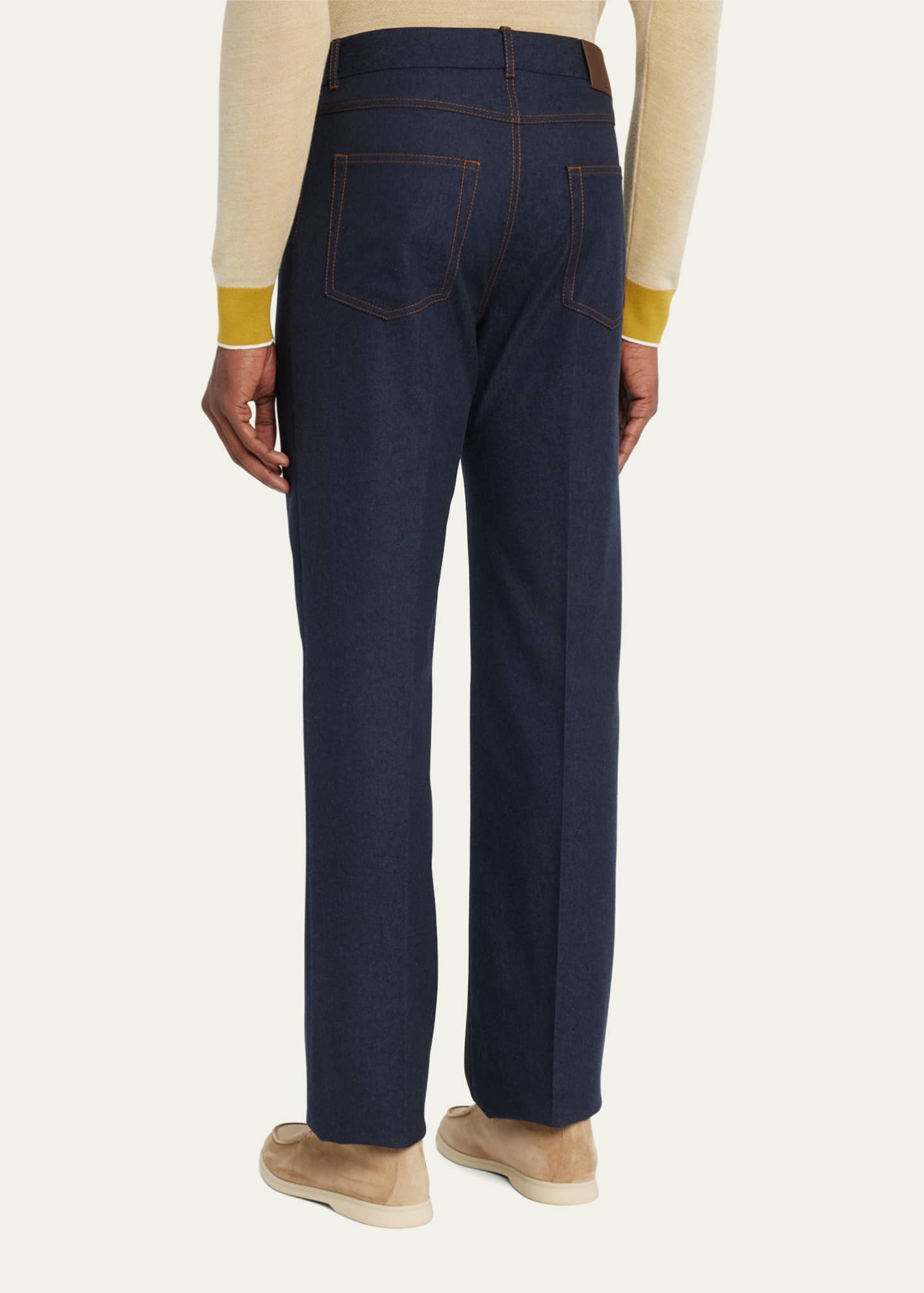 Loro Piana Men s Graie Denim 5 Pocket Pants Bergdorf Goodman
