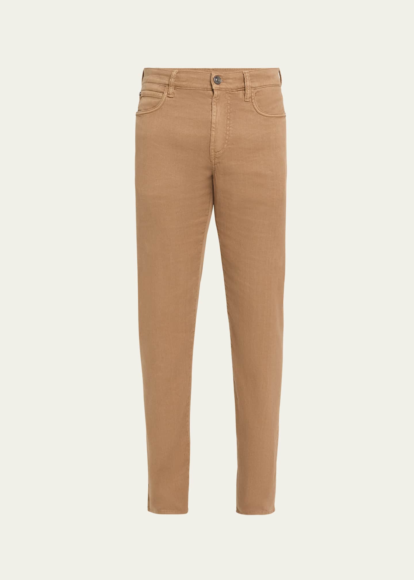 Loro Piana Men's Quarona Linen-Cotton 5-Pocket Pants Image 1 of 5