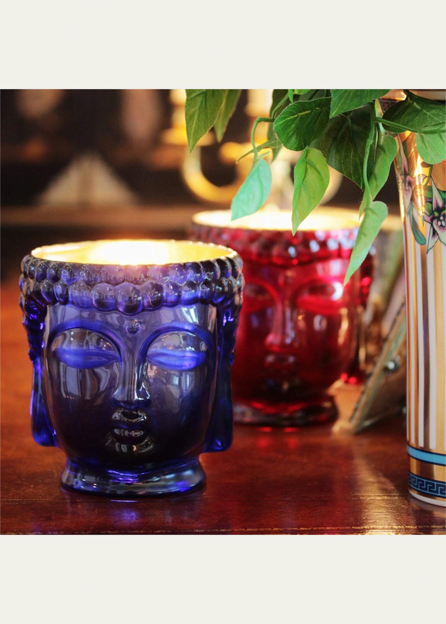 Thompson Ferrier 40 oz Caesonia Sapphire Blue Buddha Candle - Bergdorf ...