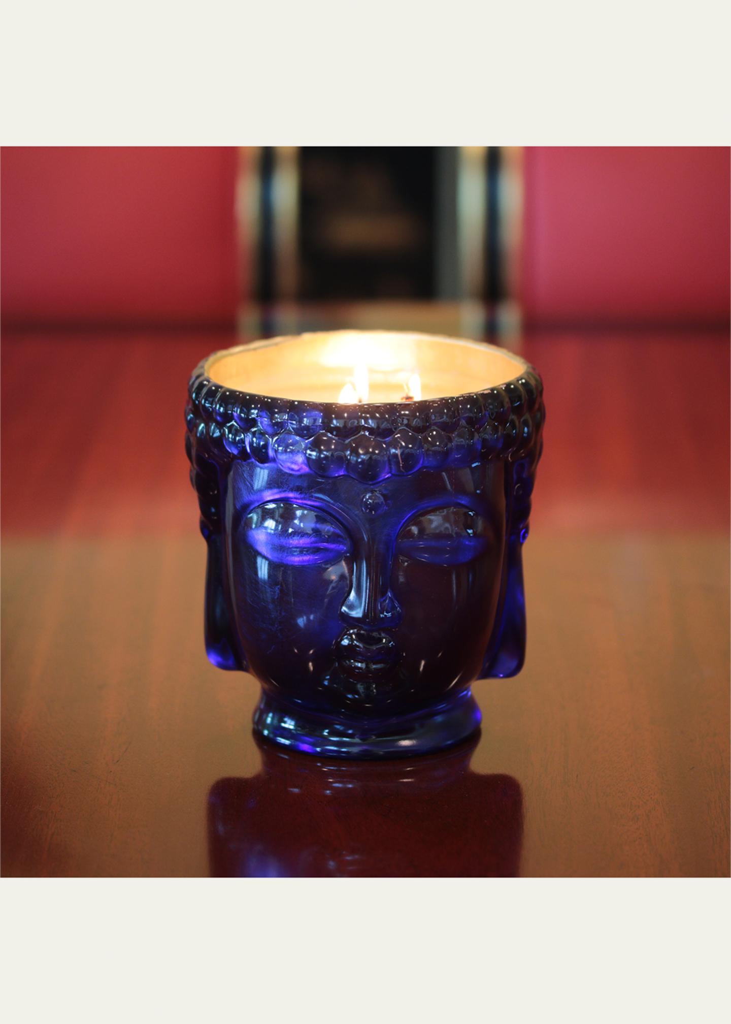 Thompson Ferrier 40 oz Caesonia Sapphire Blue Buddha Candle - Bergdorf ...