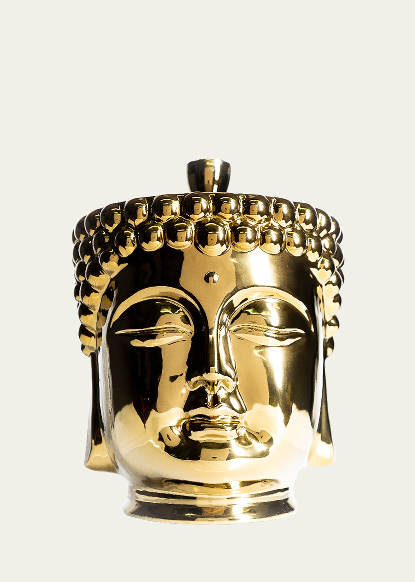 Thompson Ferrier Clear Glass Buddha Candle