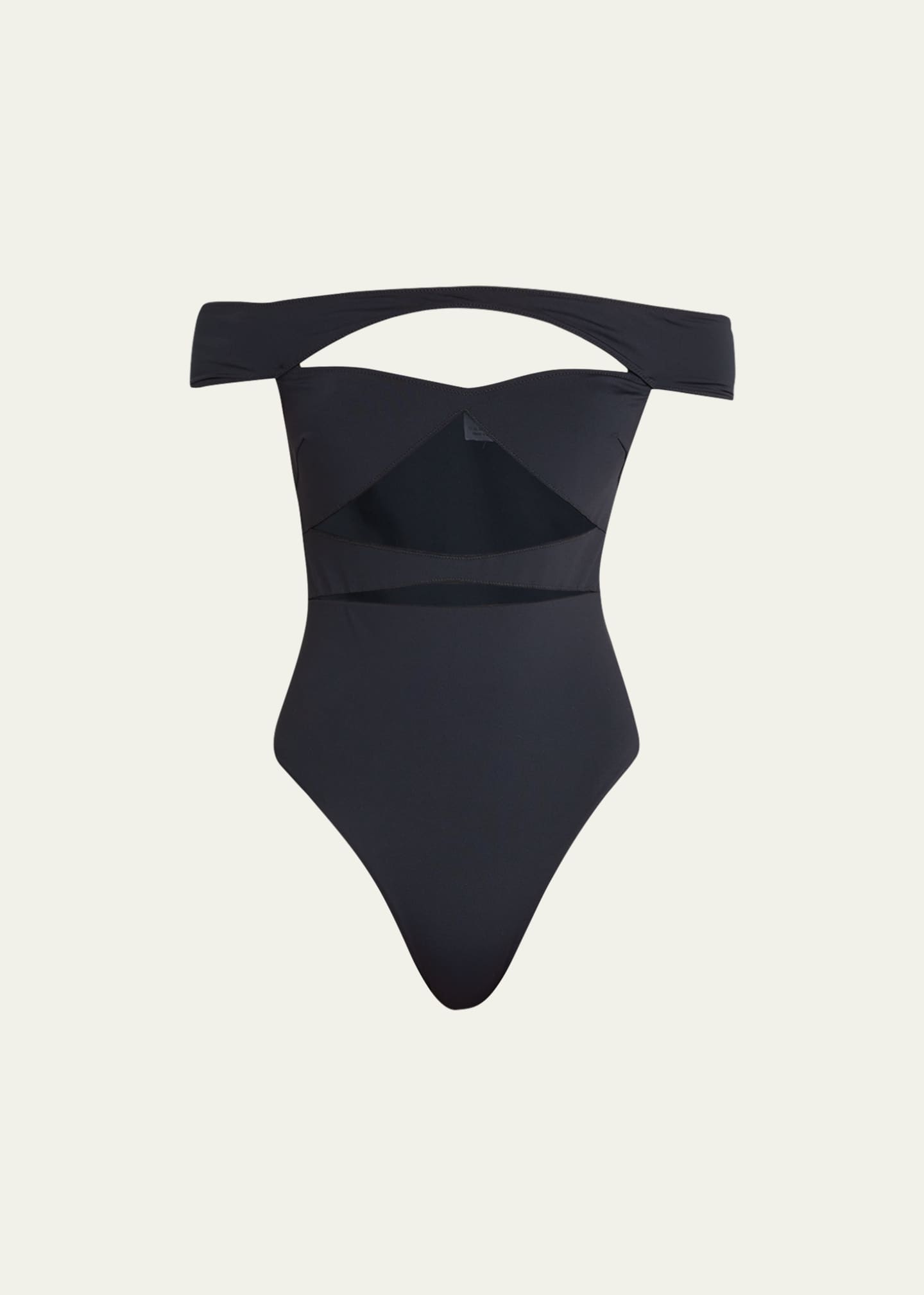 FISCH Lucretia Off Shoulder One Piece Swimsuit Bergdorf Goodman