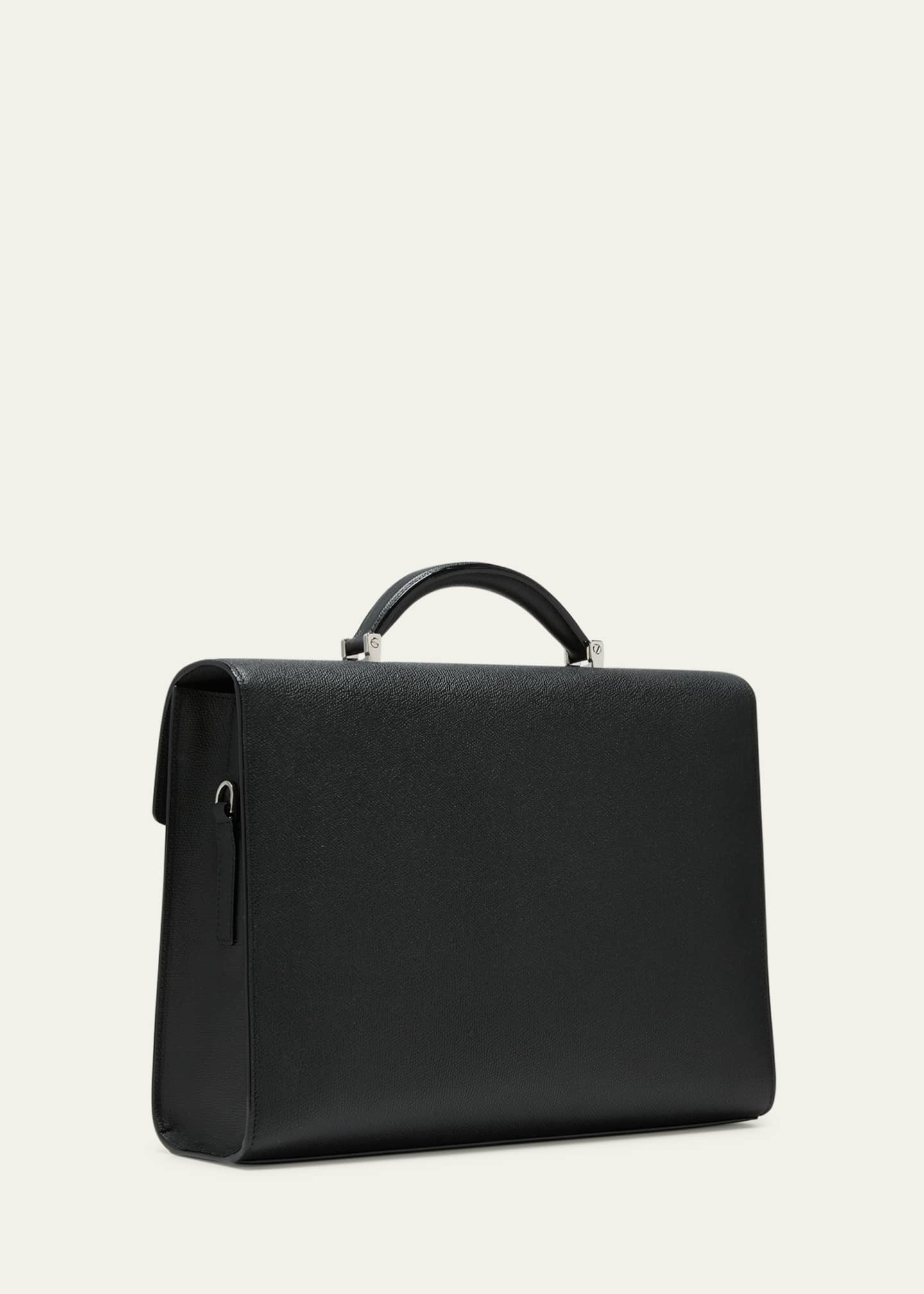 Valextra Men's Iside Leather Briefcase Bergdorf Goodman