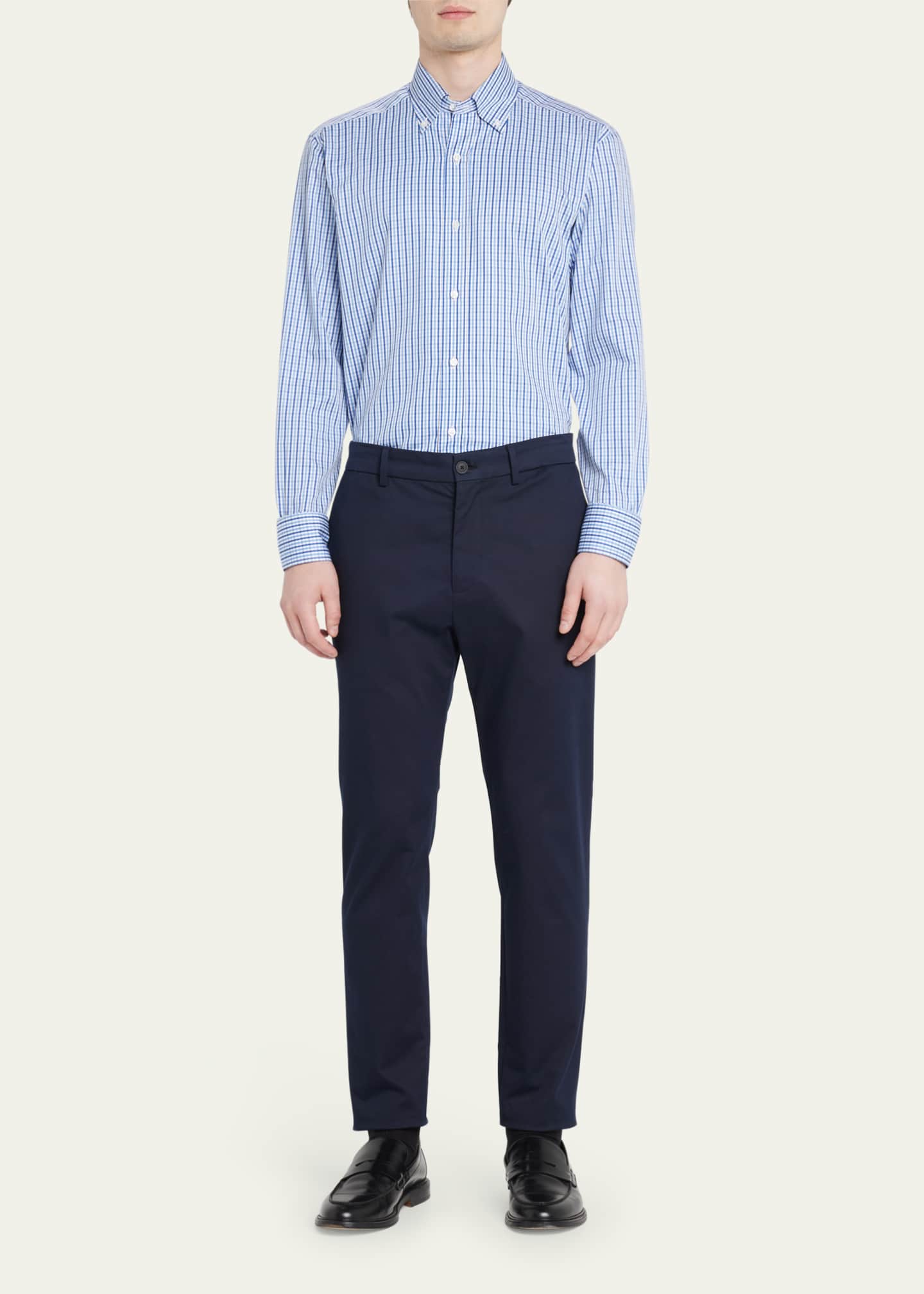 Camiceria Landini Men's MultiCheck Cotton Sport Shirt Bergdorf Goodman