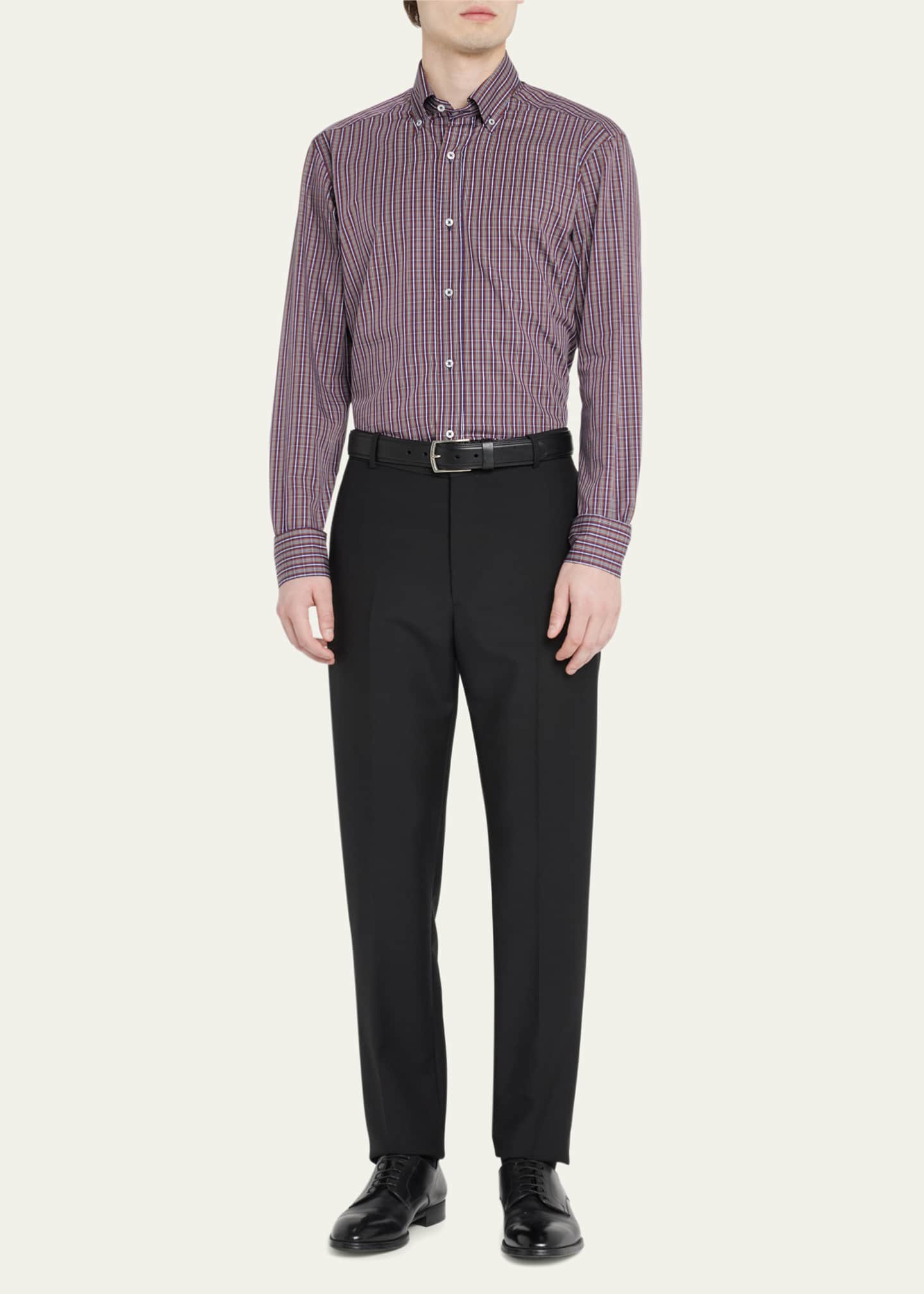 Camiceria Landini Men's MultiCheck Cotton Sport Shirt Bergdorf Goodman