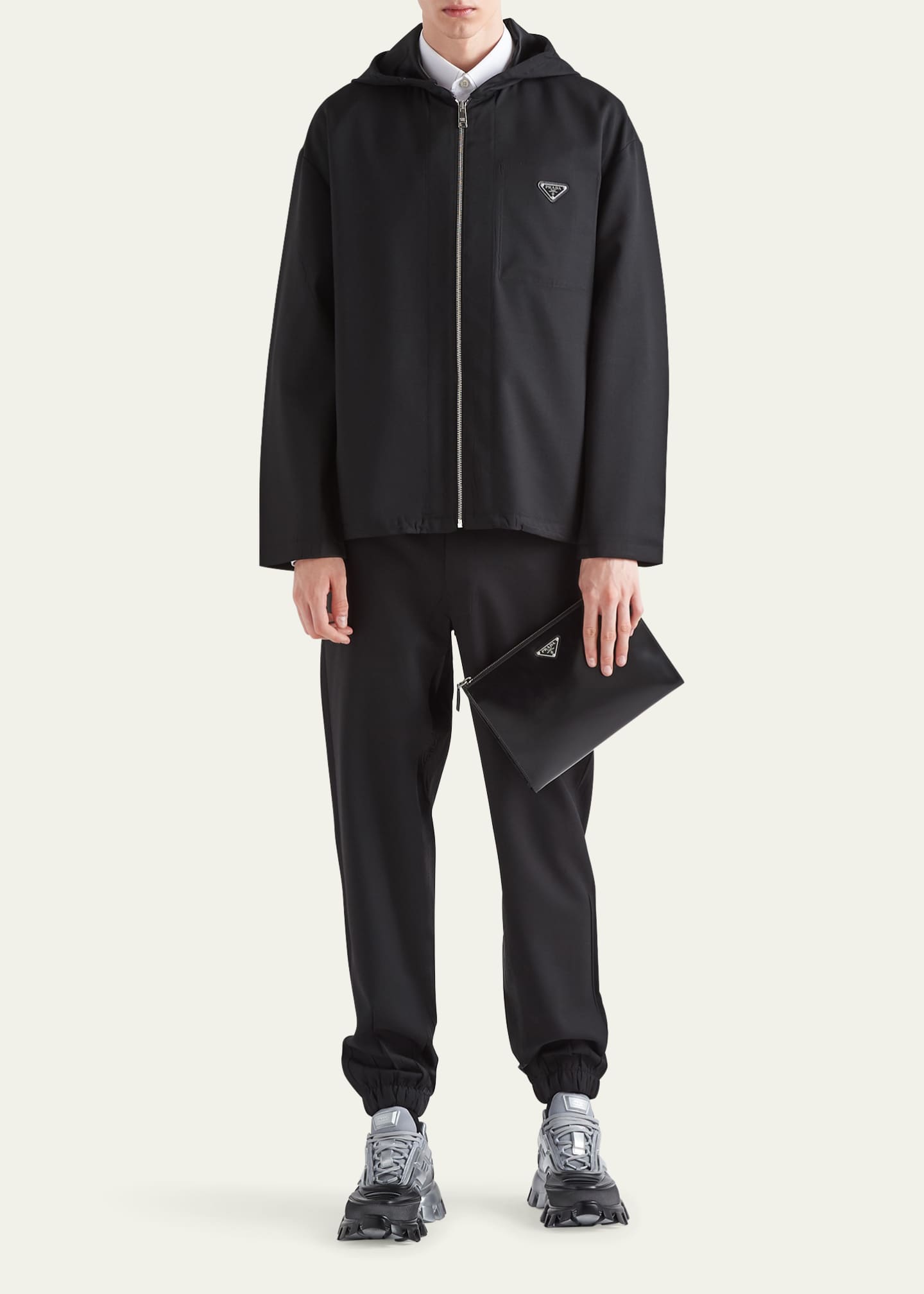 Prada on sale hooded jacket
