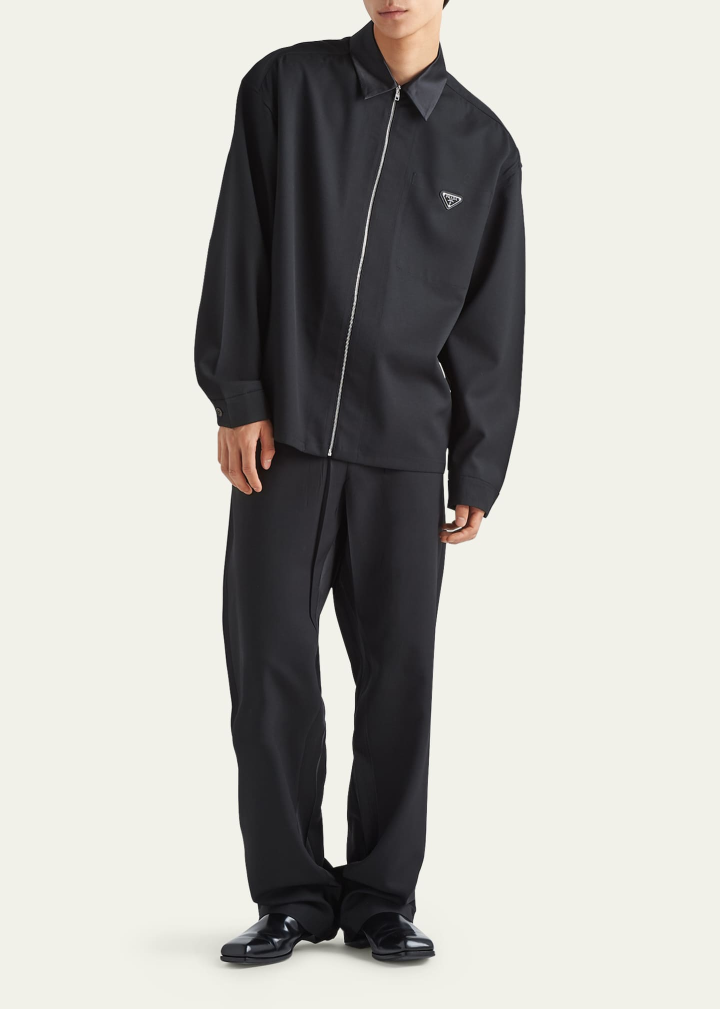 Prada gabardine shirt store