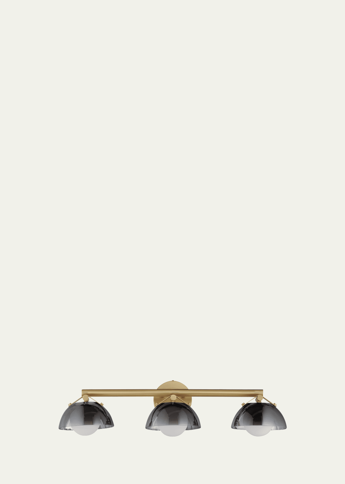 Studio M Mat Sanders design from Studio M Domain 3-Light Wall Sconce - Smoke/Brass