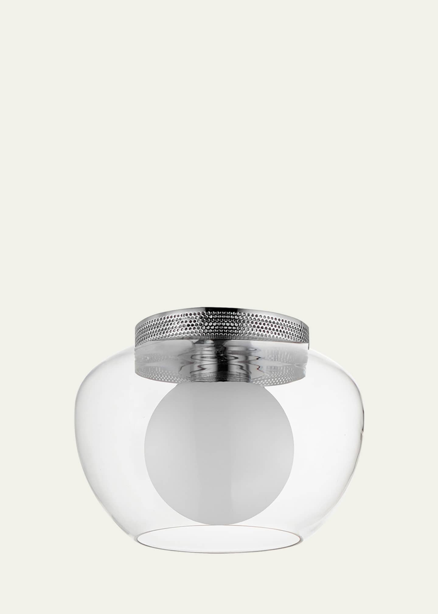 Studio M Mat Sanders design from Studio M Incognito 8" Surface Mount - Clear/Chrome