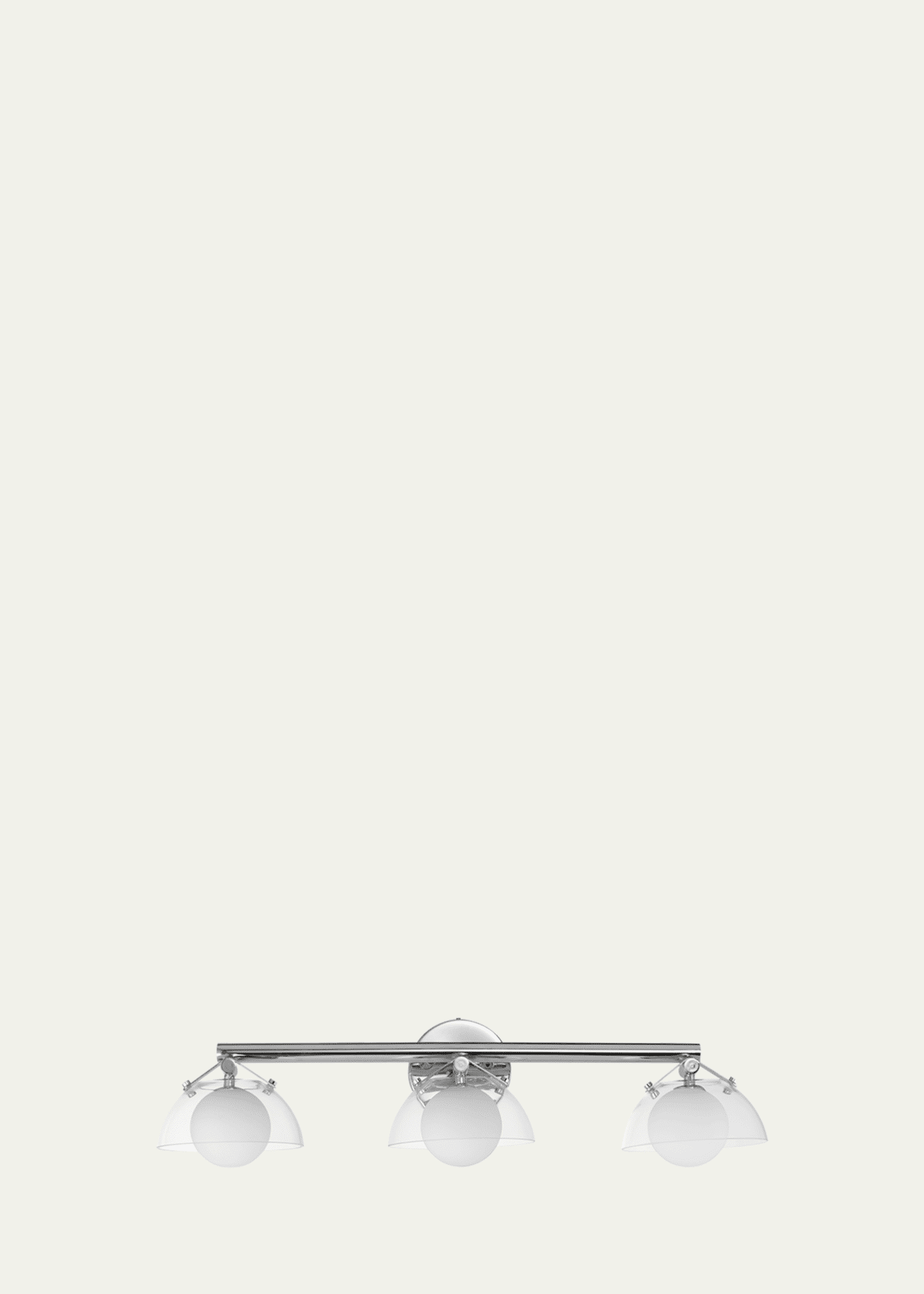 Studio M Mat Sanders design from Studio M Domain 3-Light Bath Vanity - Clear/Chrome