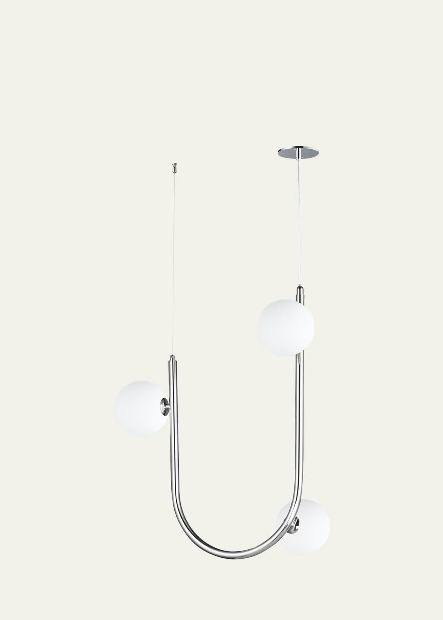 Studio M Nina Magon Design from Studio M Contour 3-Light Cord Hung Pendant 4000K