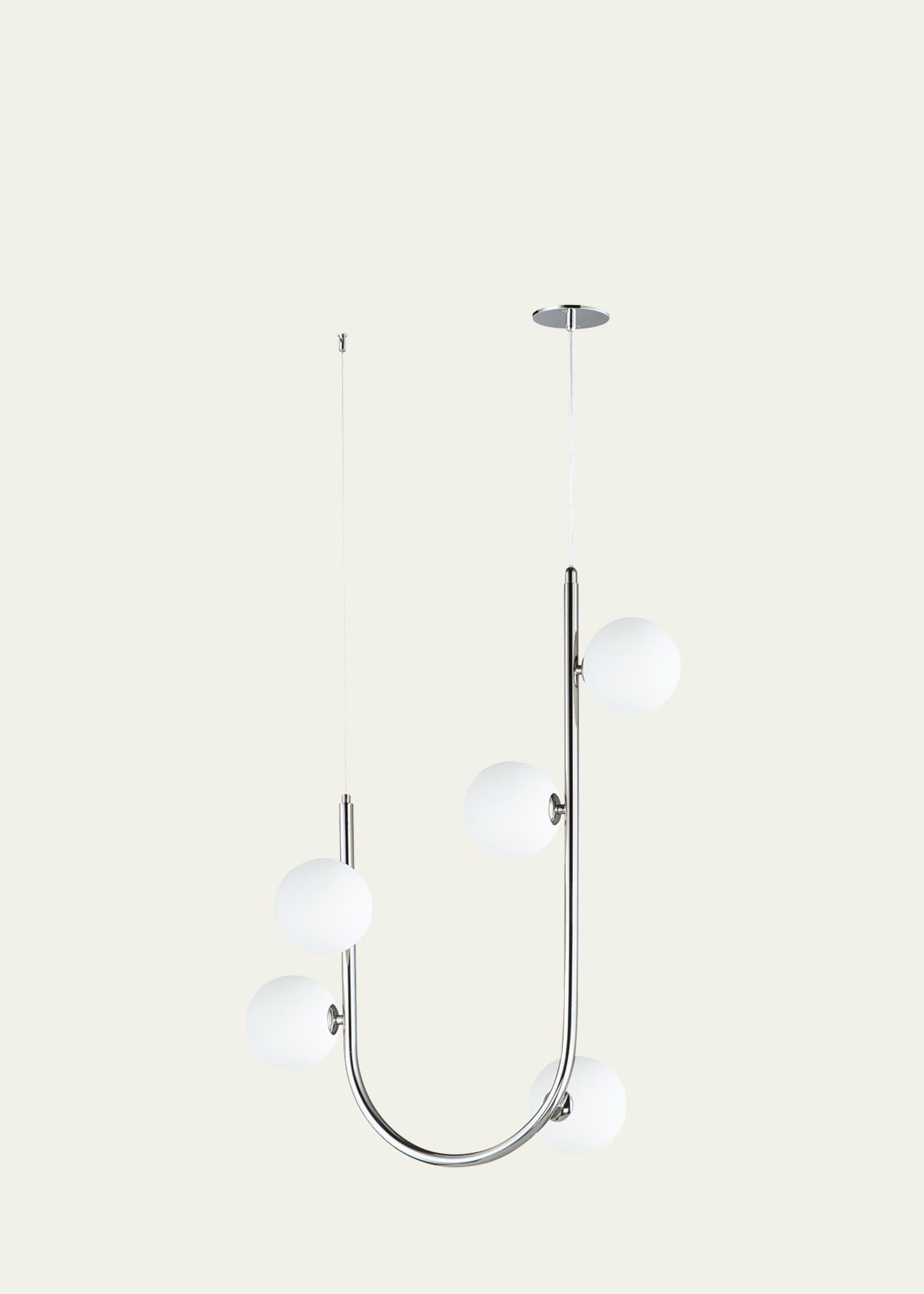 Studio M Nina Magon Design from Studio M Contour 5-Light Cord Hung Pendant 4000K