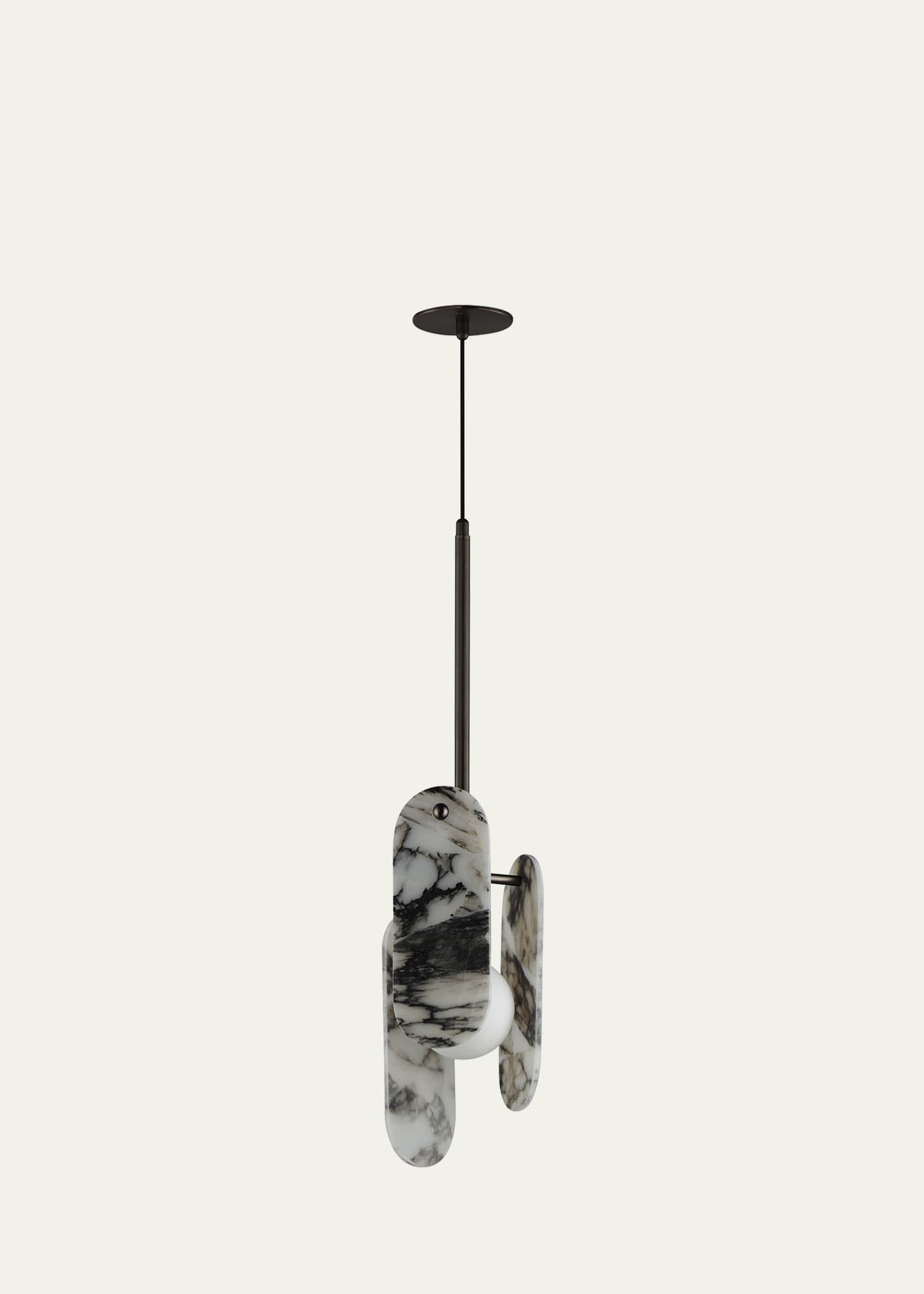 Studio M Nina Magon Design from Studio M Megalith Cord Hung Pendant Striae Arya