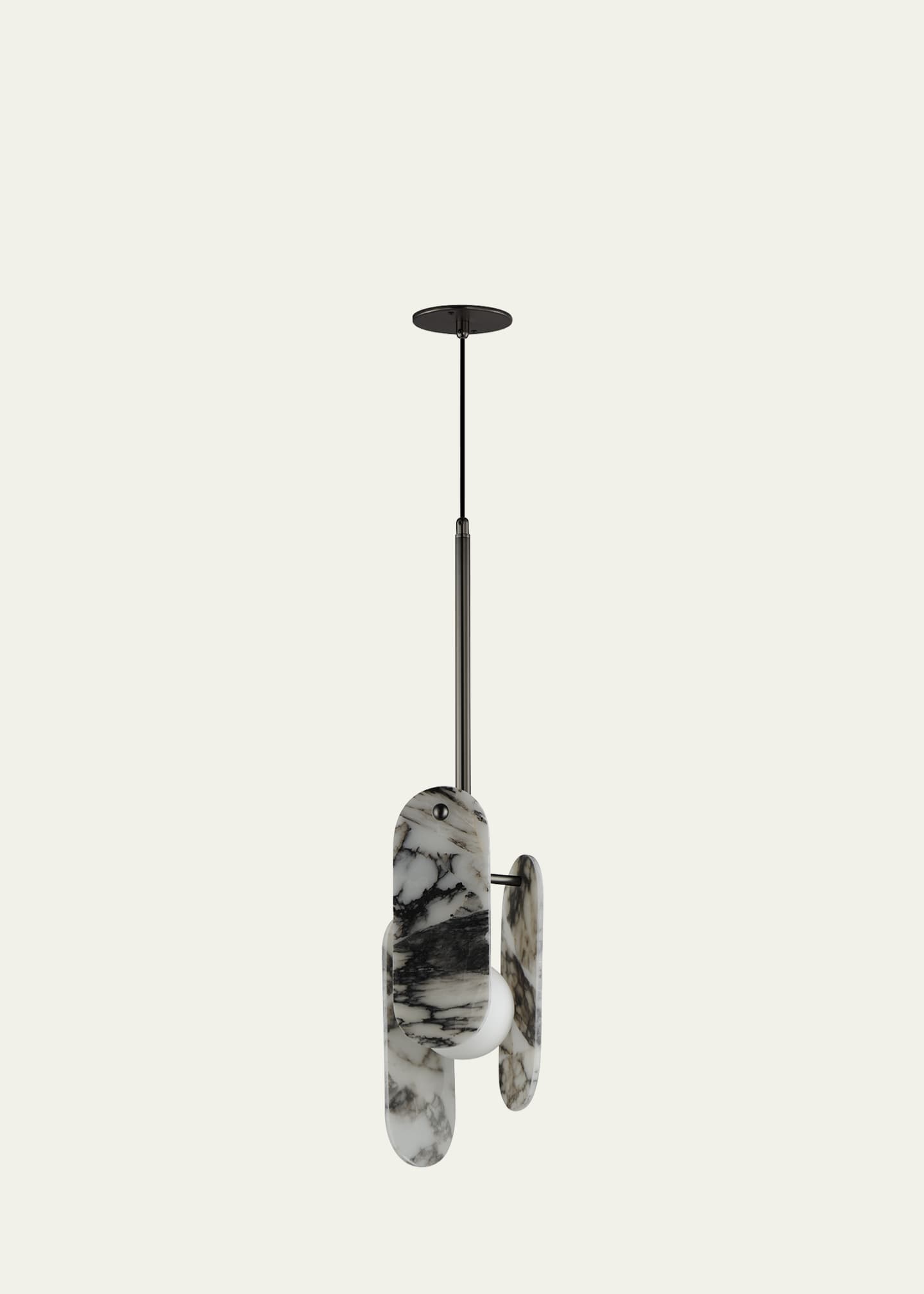 Studio M Nina Magon Design from Studio M Megalith Cord Hung Pendant Striae Arya