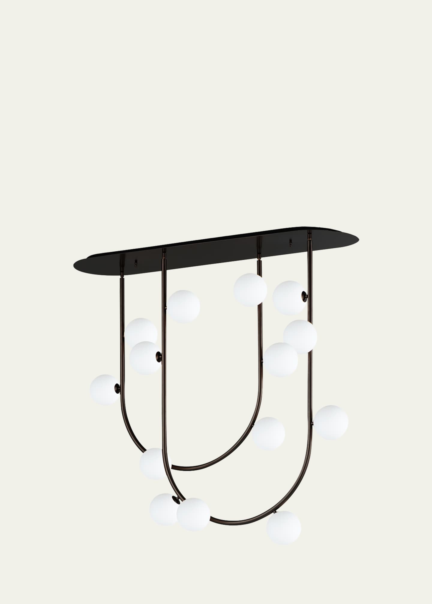 Studio M x Nina Magon design from Studio M Contour 14-Light Fixed Stem Ceiling Light 3000K