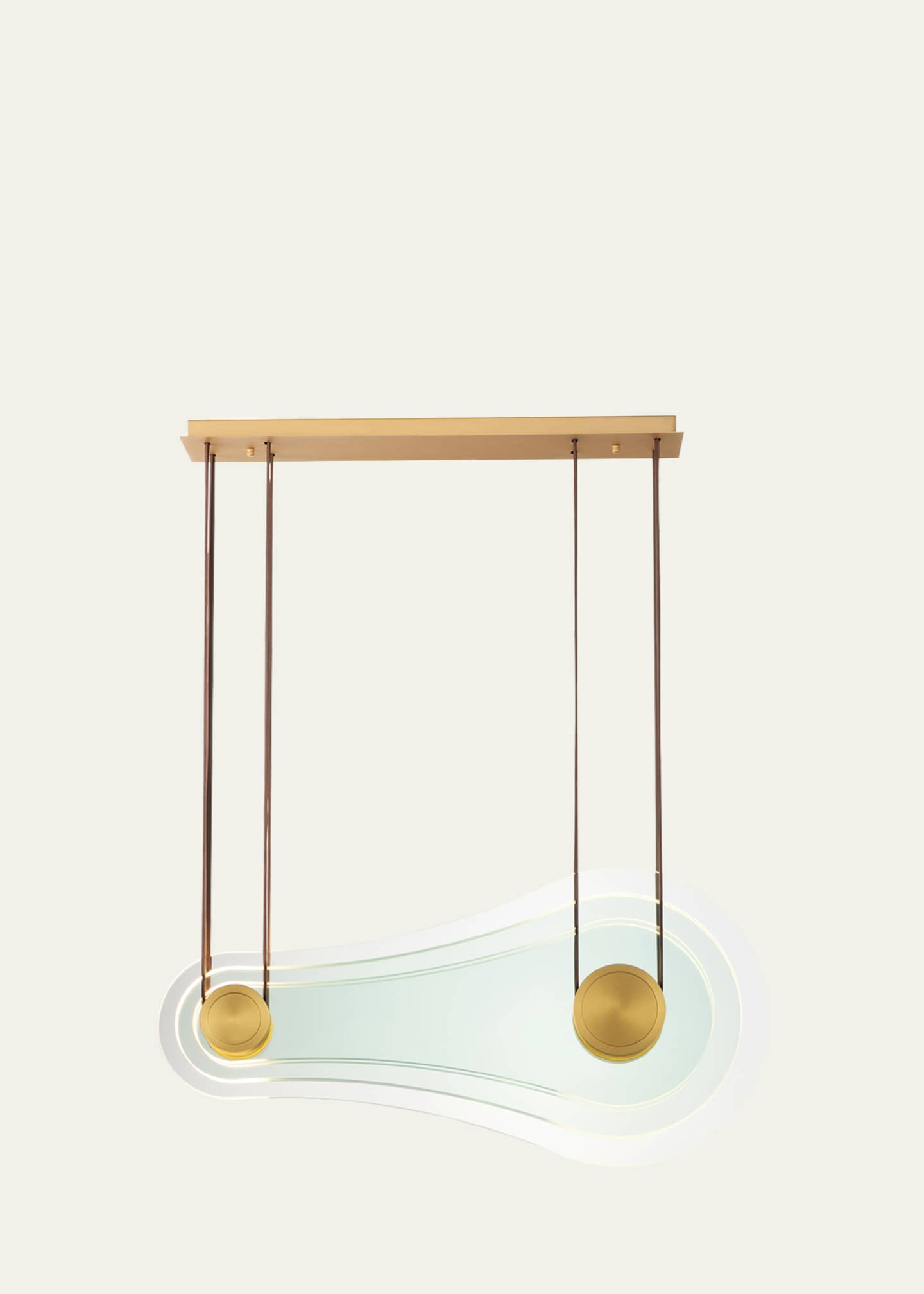 Studio M x Nina Magon design from Studio M Stratum 2-Light LED Pendant