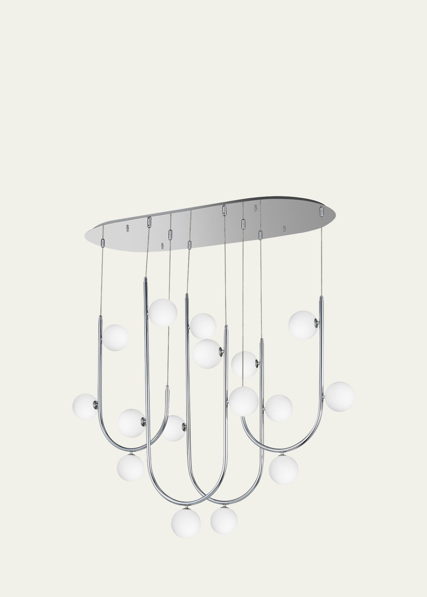 Studio M x Nina Magon design from Studio M Contour 16-Light Cord Hung Pendant 4000K