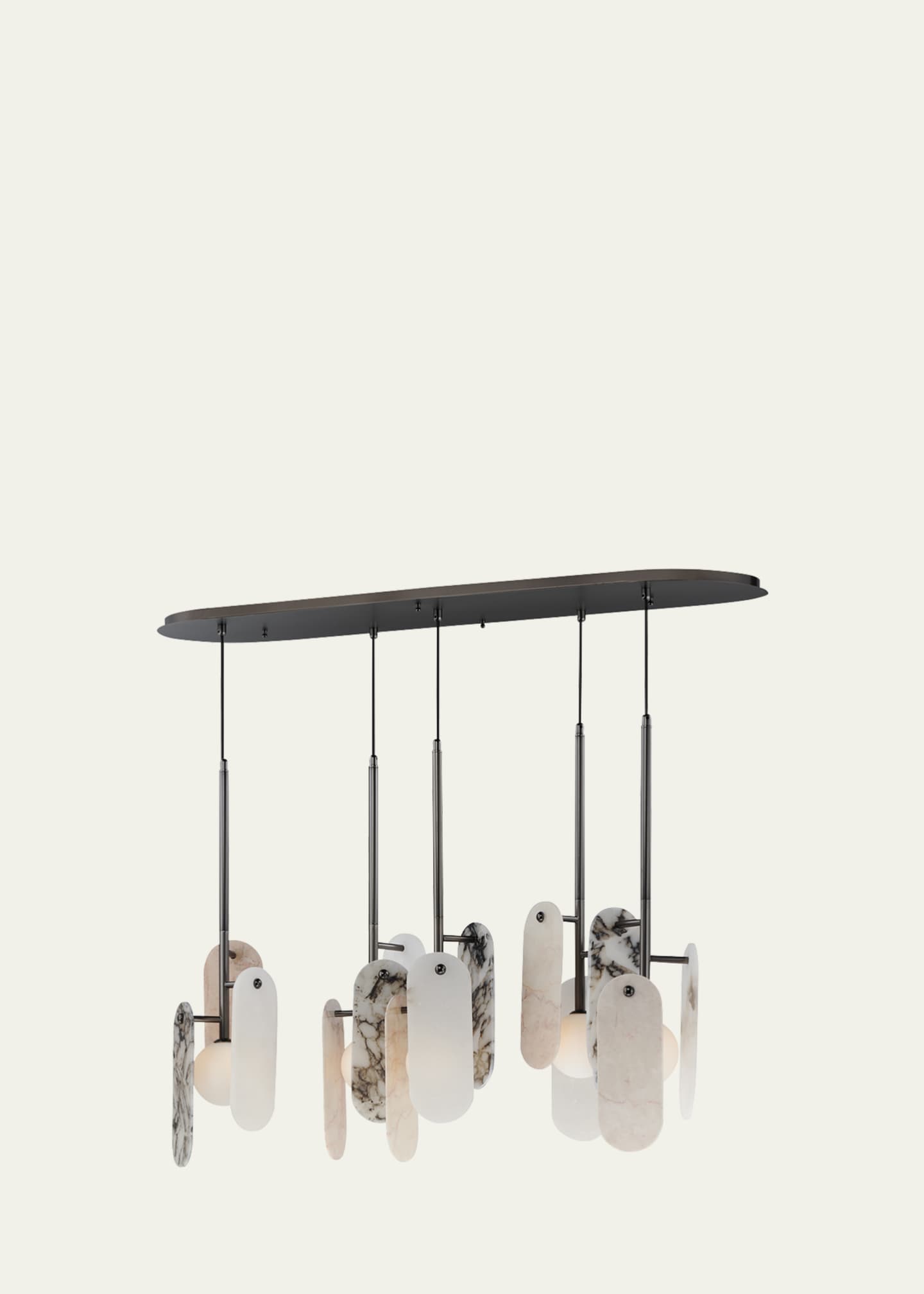 Studio M X Nina Magon Megalith 5-Light Stone Pendant Light