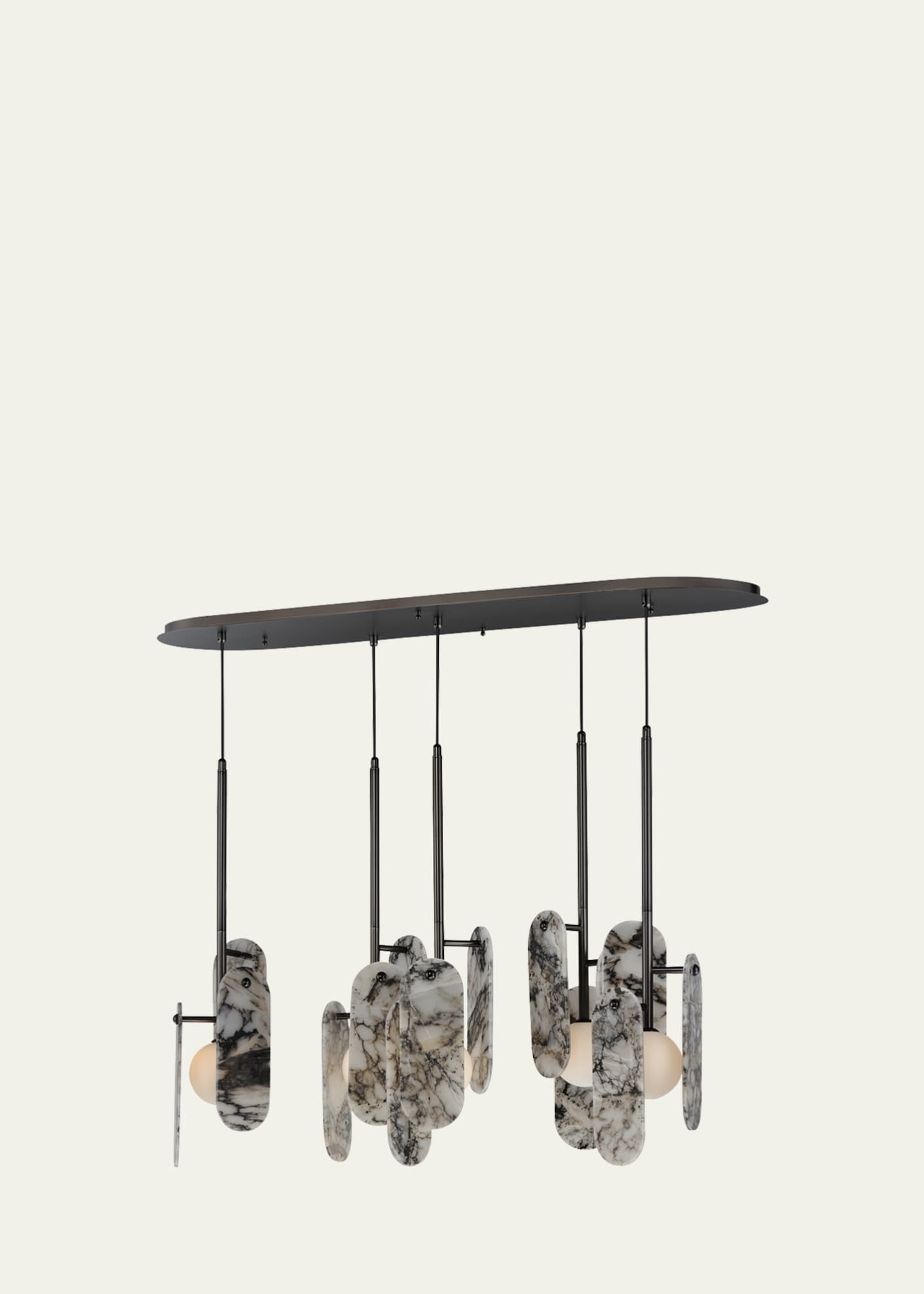Studio M x Nina Magon design from Studio M Megalith 5-Light Pendant Striae Arya