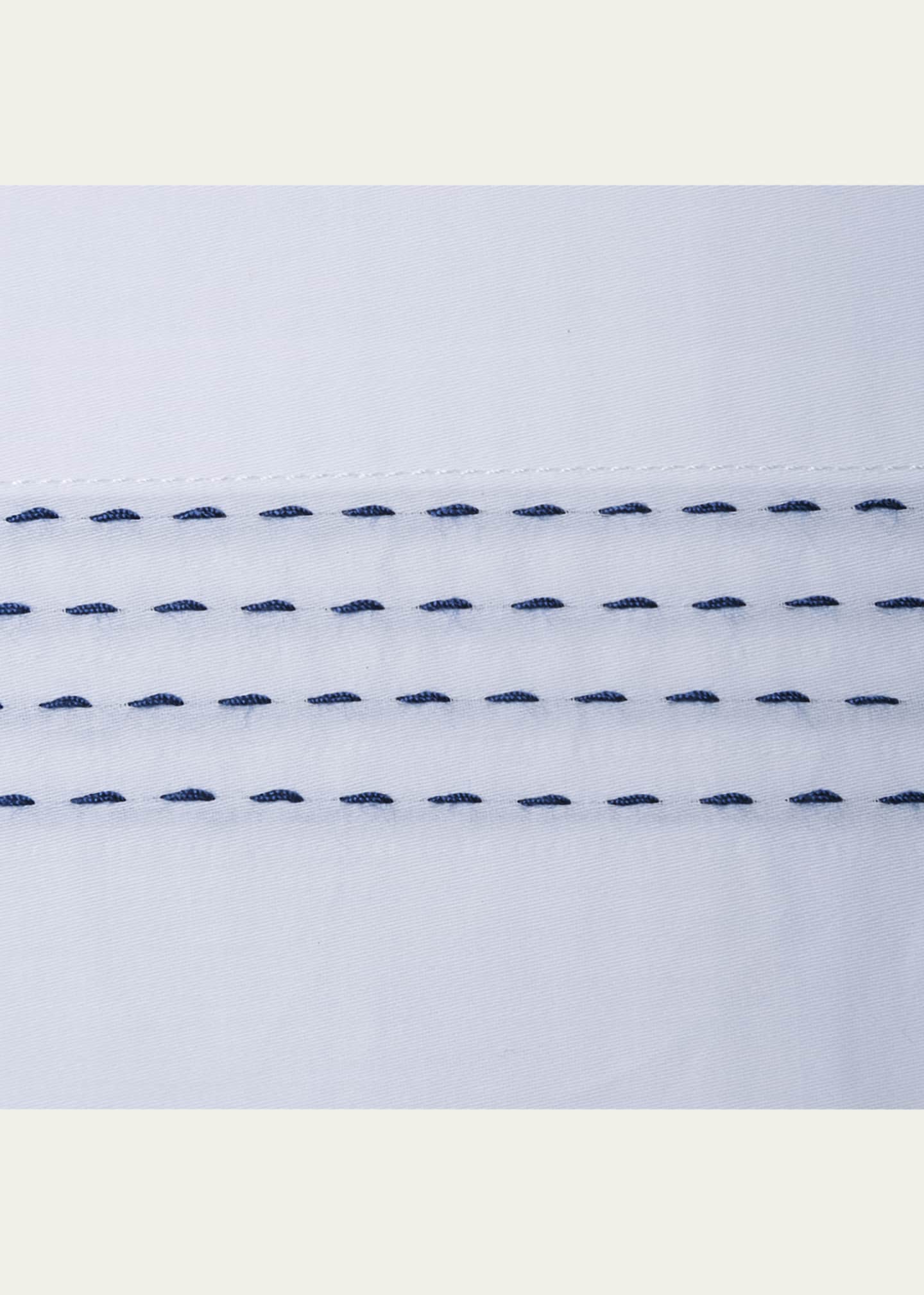 The Lino Essential Embroidered King Flat Sheet Image 2 of 2