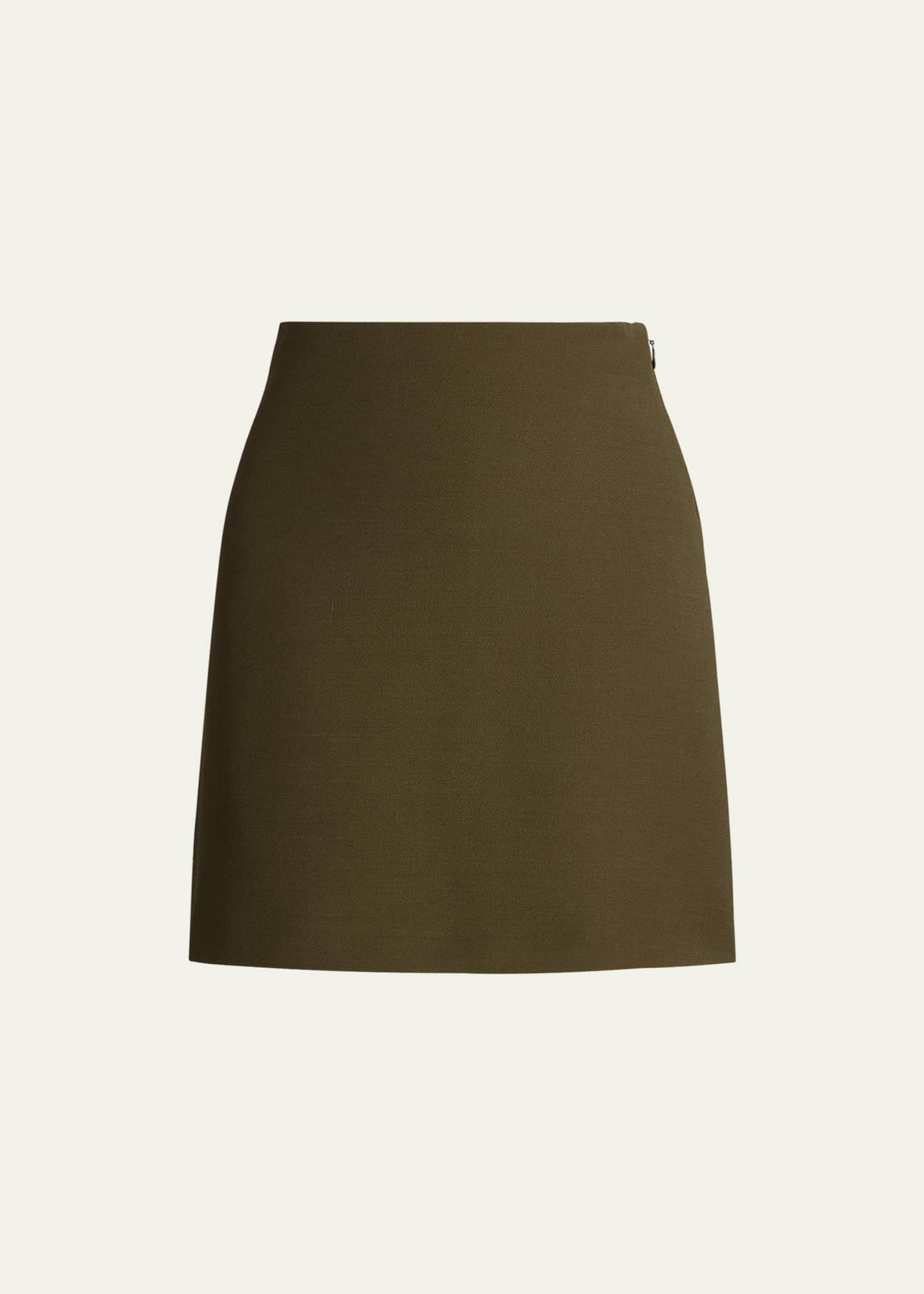 Ralph Lauren Collection Carreen Wool Mini Skirt - Bergdorf Goodman