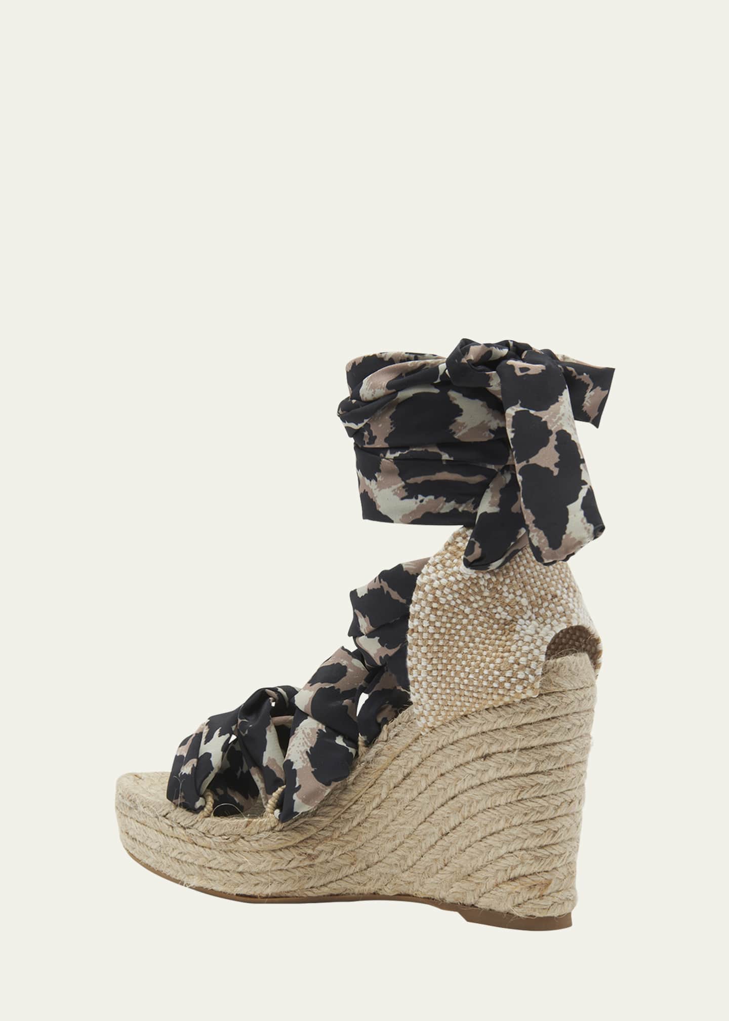 Ankle wrap clearance espadrilles leopard