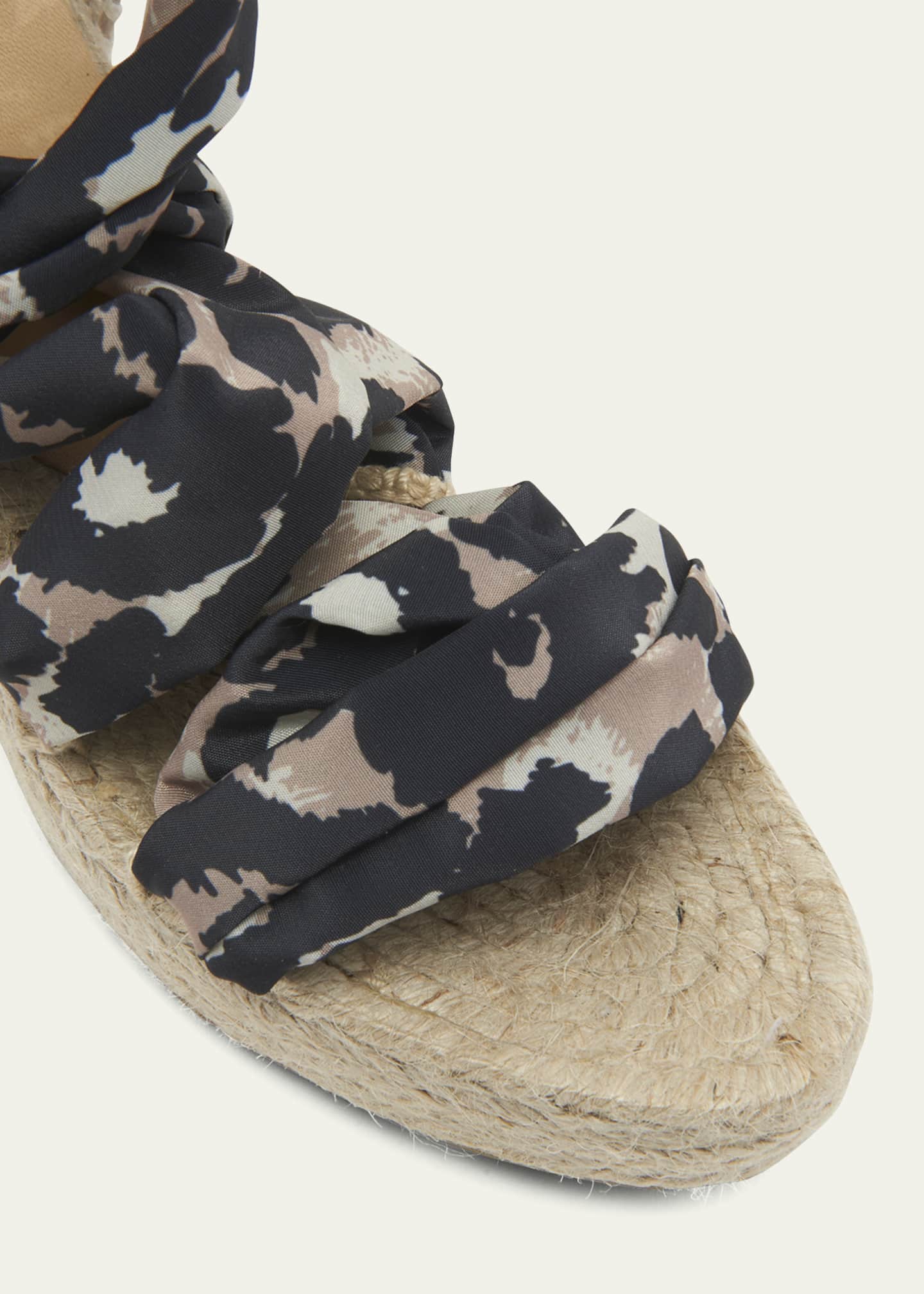 CASTANER X DIANE VON FURSTENBERG Jorgelina Ankle Wrap Leopard