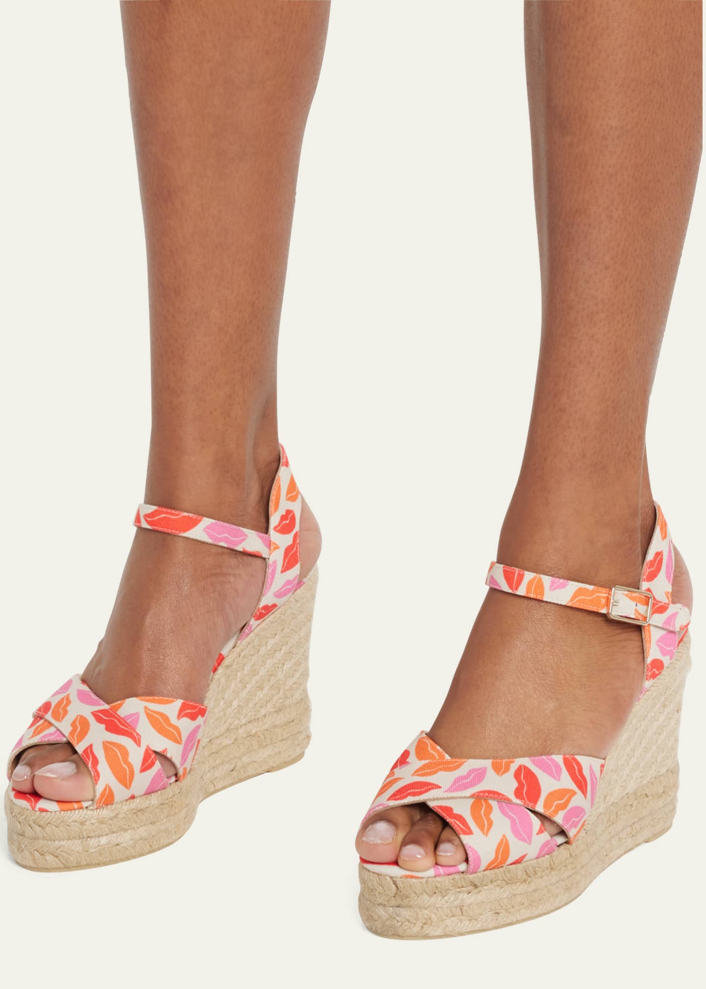 Wedge canvas sandals sale