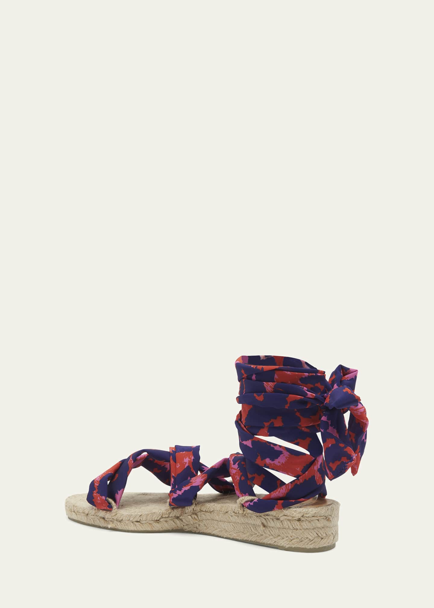 Ankle wrap espadrille flat sandals best sale