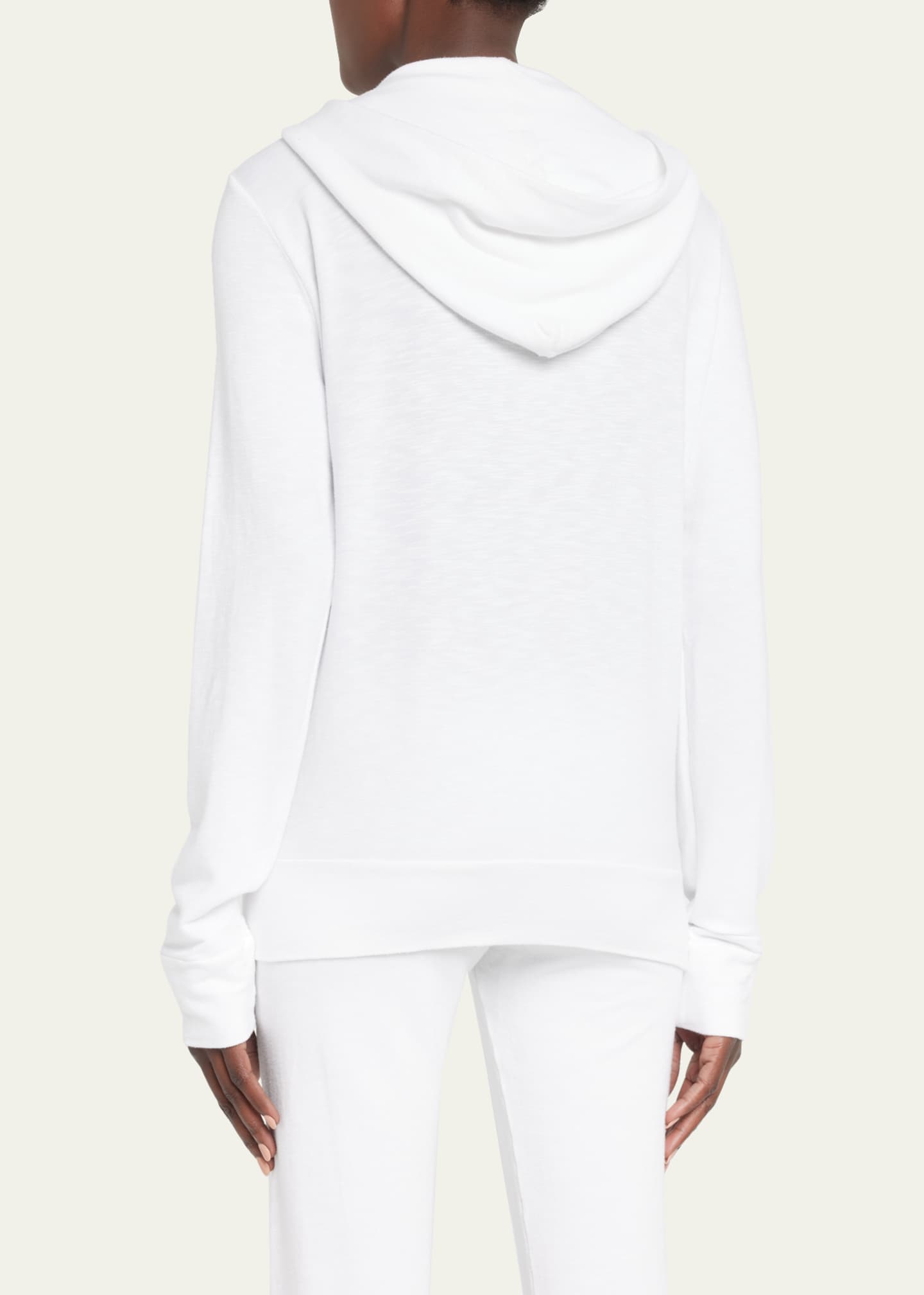 Monrow Supersoft ZipUp Hoodie Bergdorf Goodman
