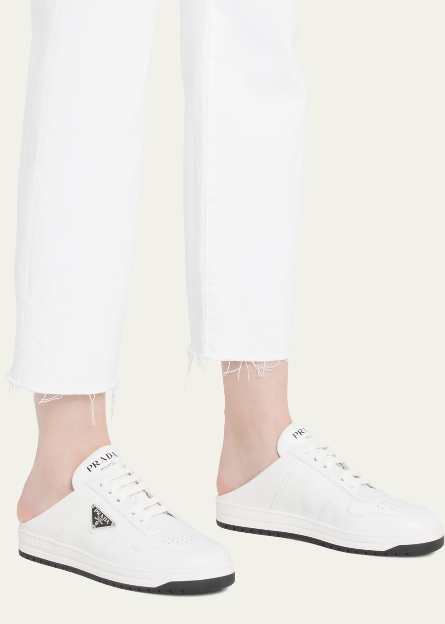 Prada slip on sneakers best sale