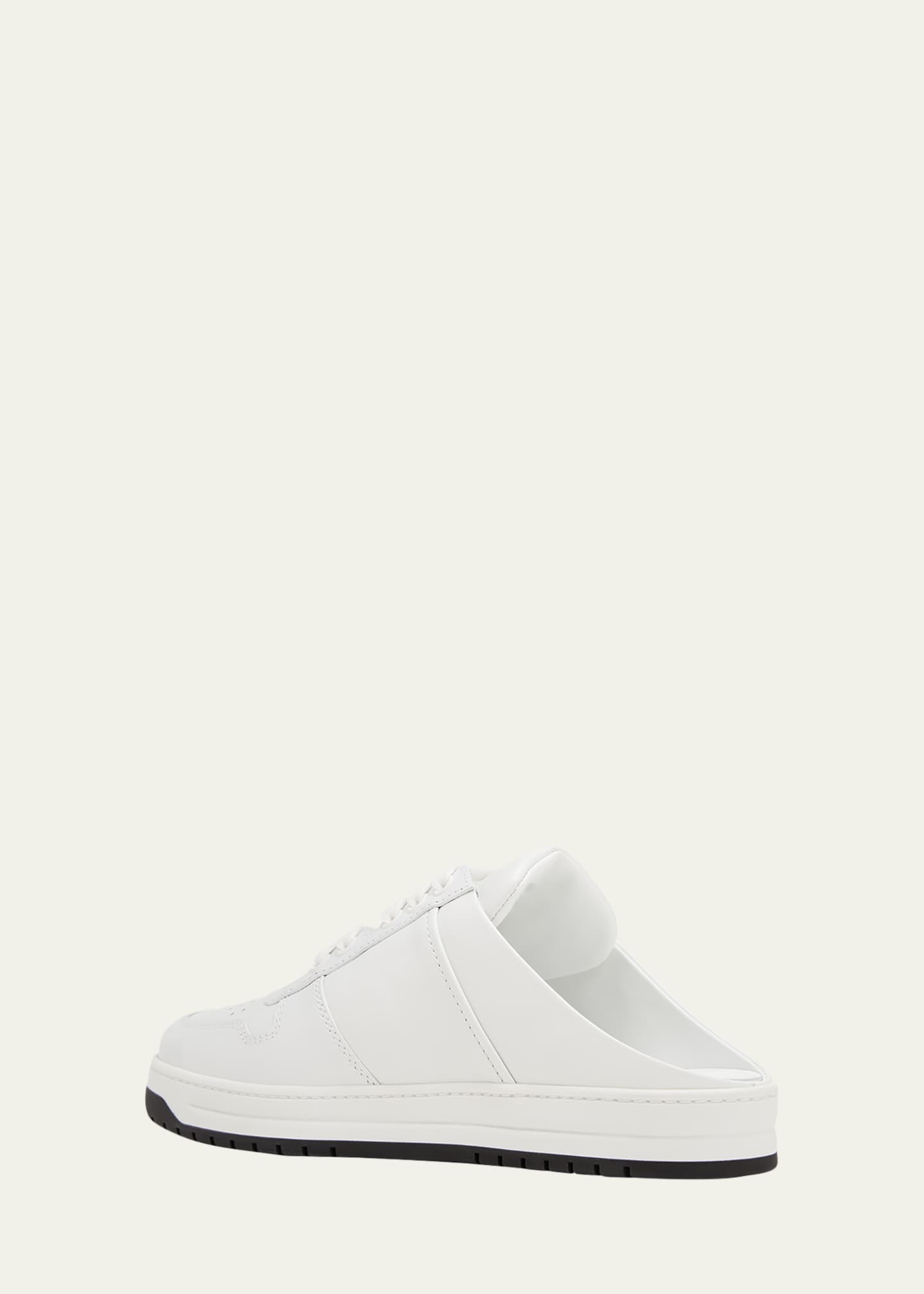 White sneaker mules clearance